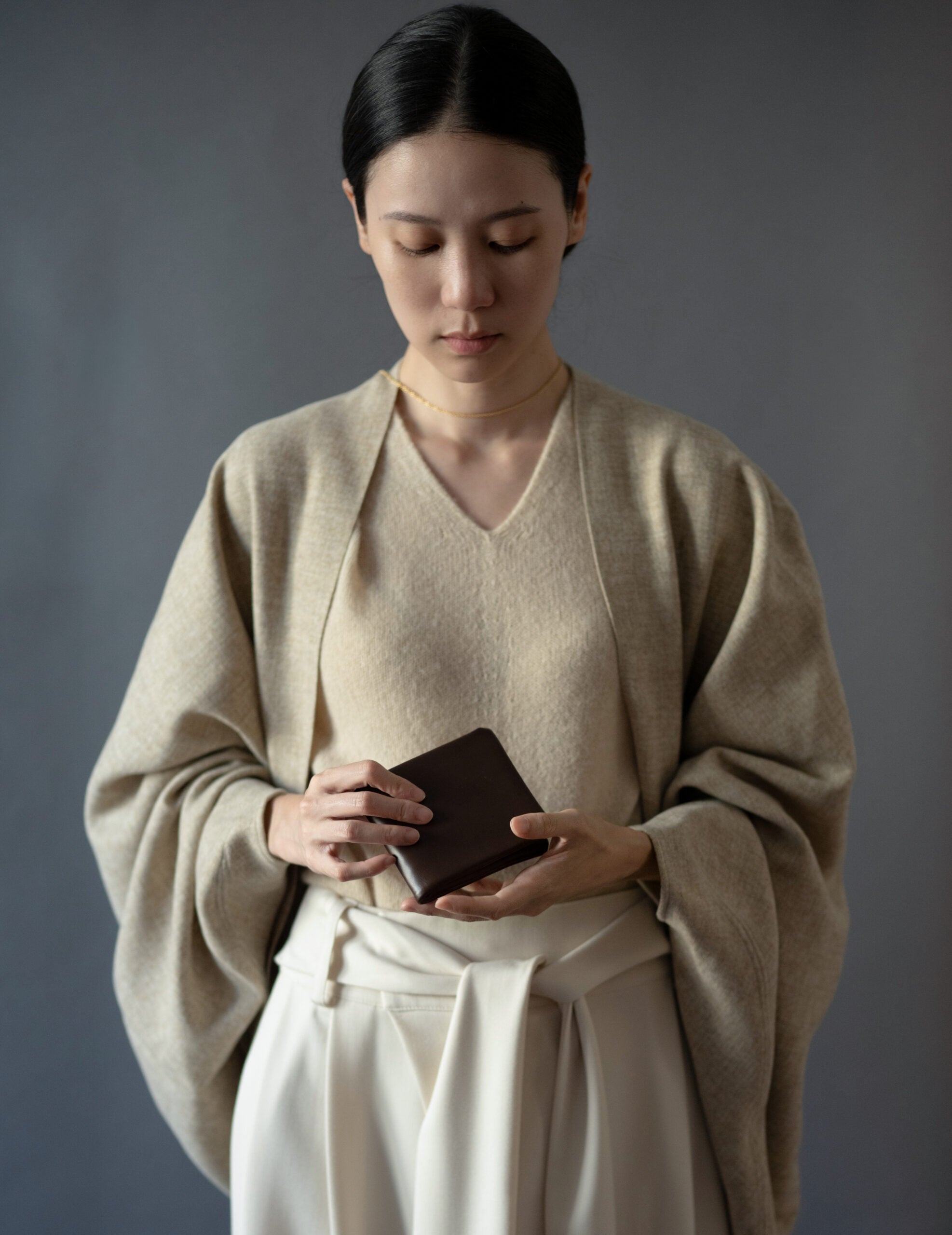 Light Leather Bifold Wallet・Brown