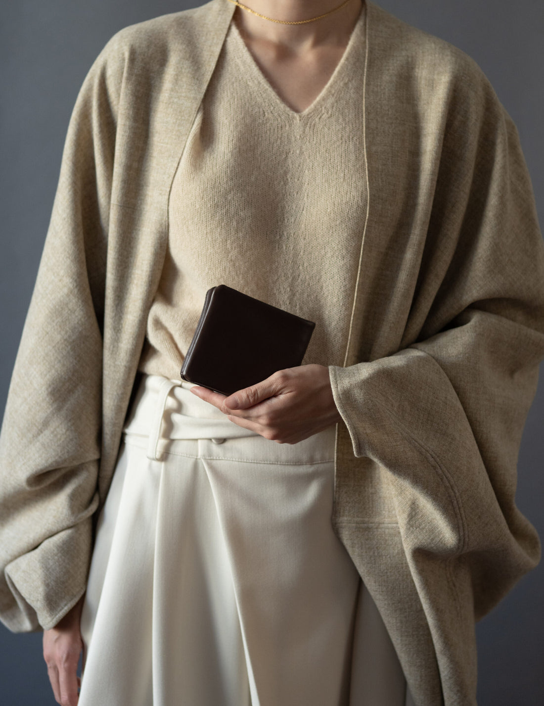 Light Leather Bifold Wallet・Brown