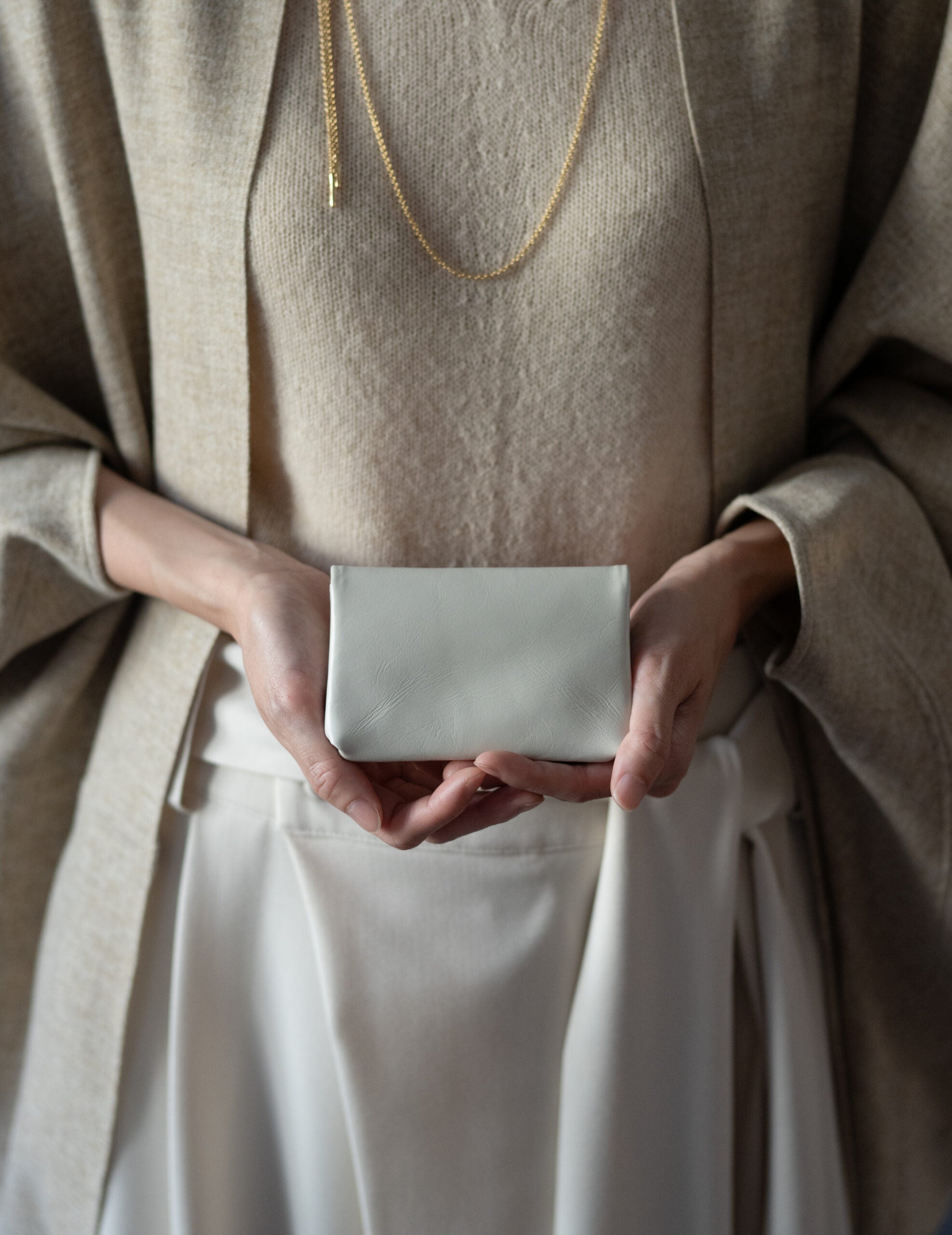 Light Leather Card Case・Grey