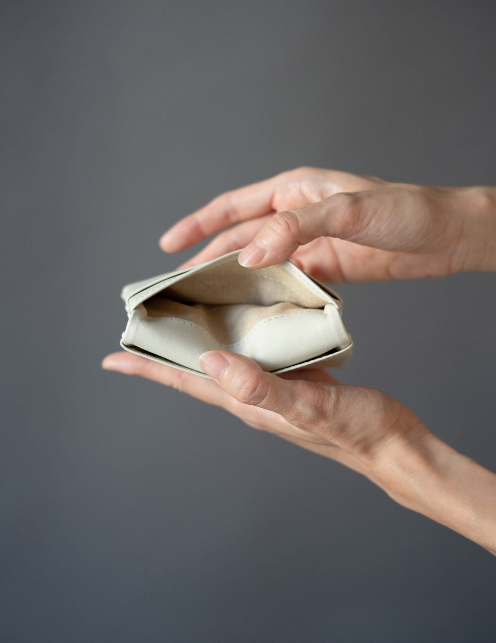 Light Leather Card Case・Grey