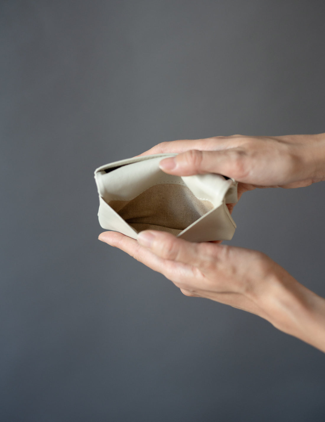 Light Leather Card Case・Grey