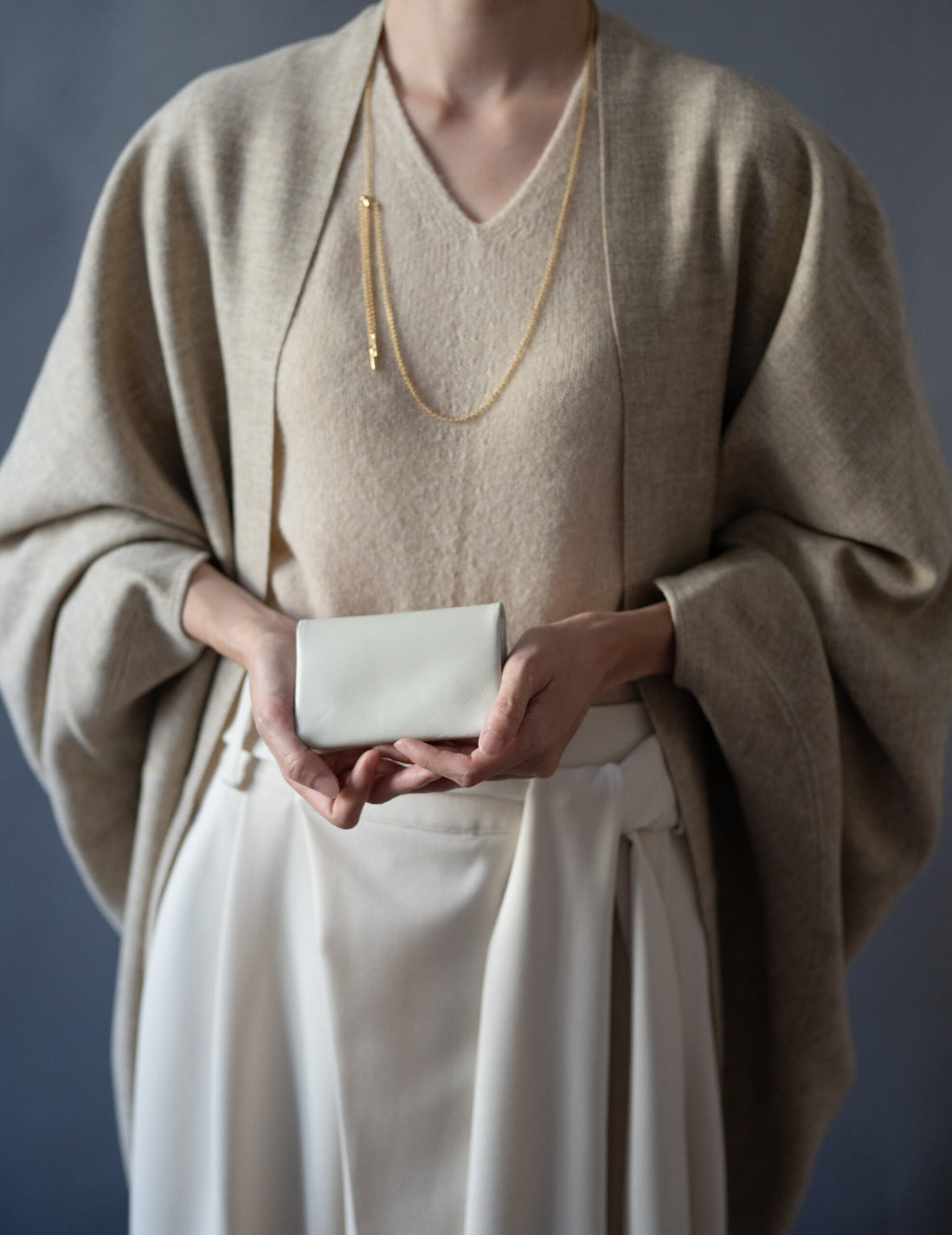 Light Leather Card Case・Grey