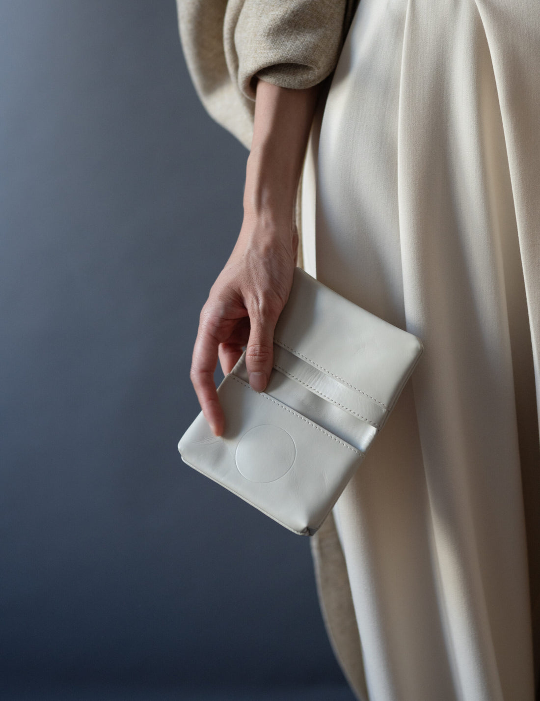 Light Leather Card Case・Grey