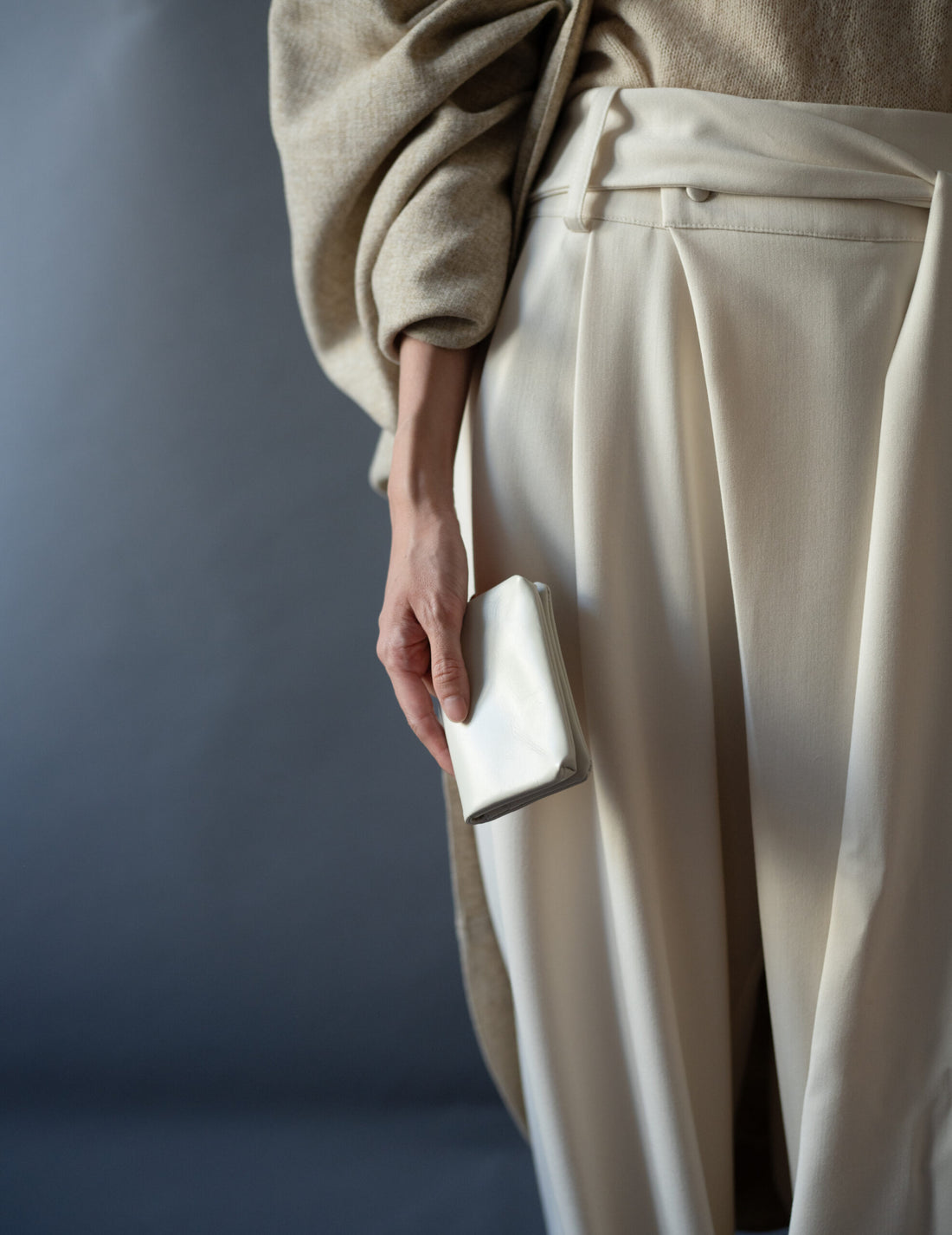 Light Leather Card Case・Grey