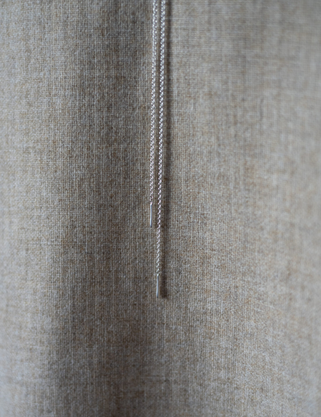 Cord 可調節長鍊・銀色