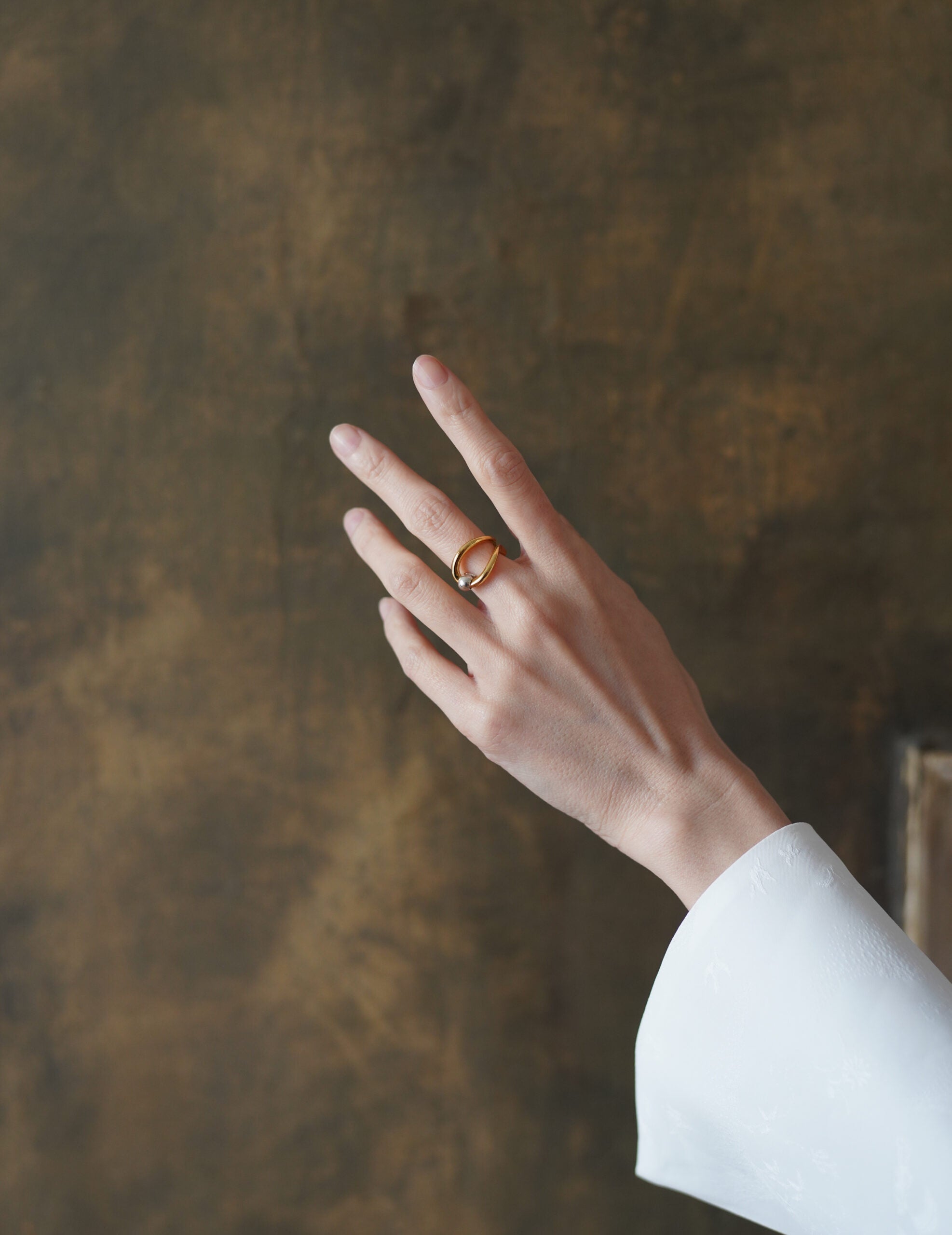 Wave Pierces Calm·耳環&琥珀吊墜組合