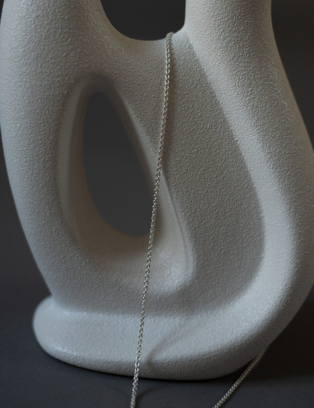 Cord 可調節長鍊・銀色