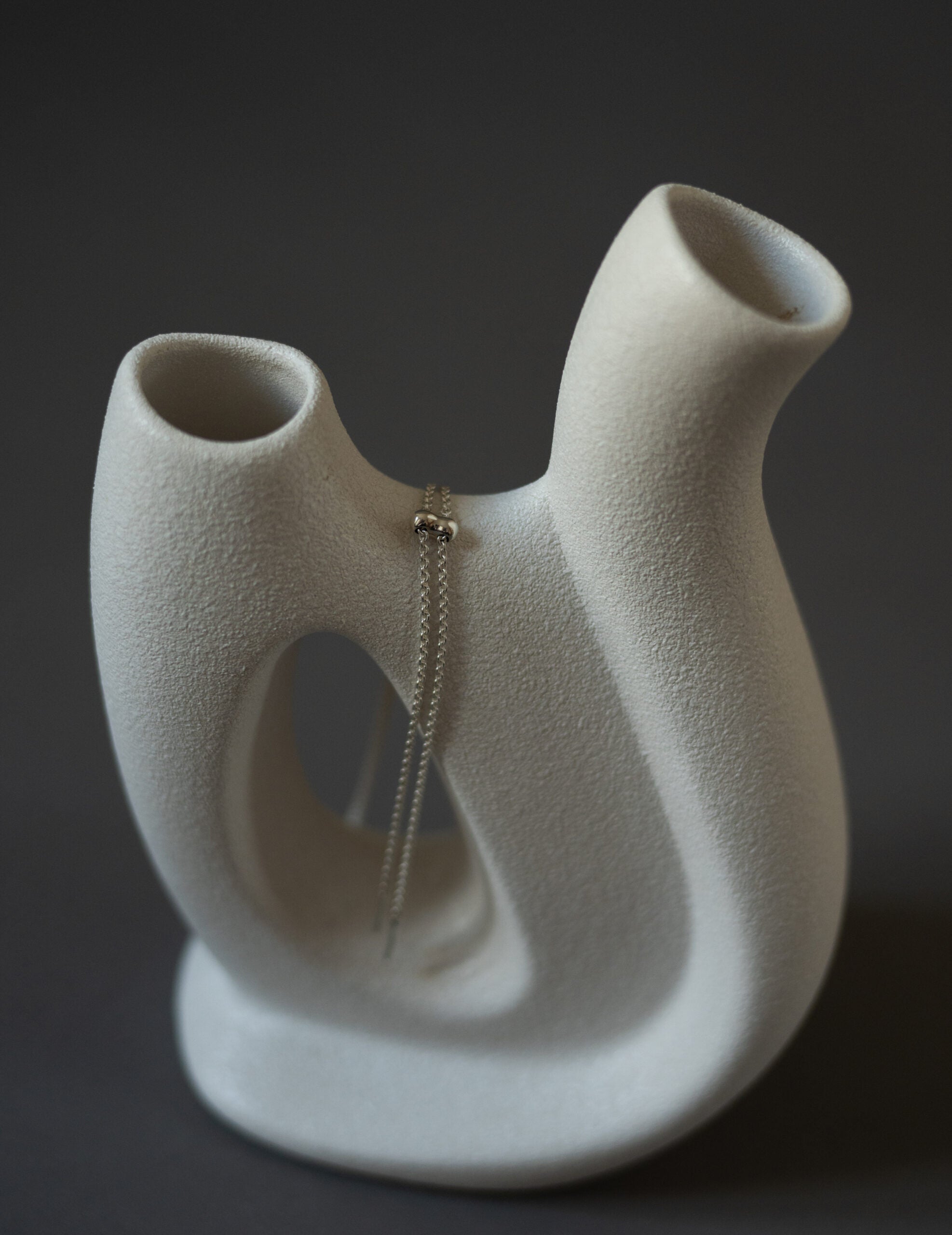 Cord 可調節長鍊・銀色