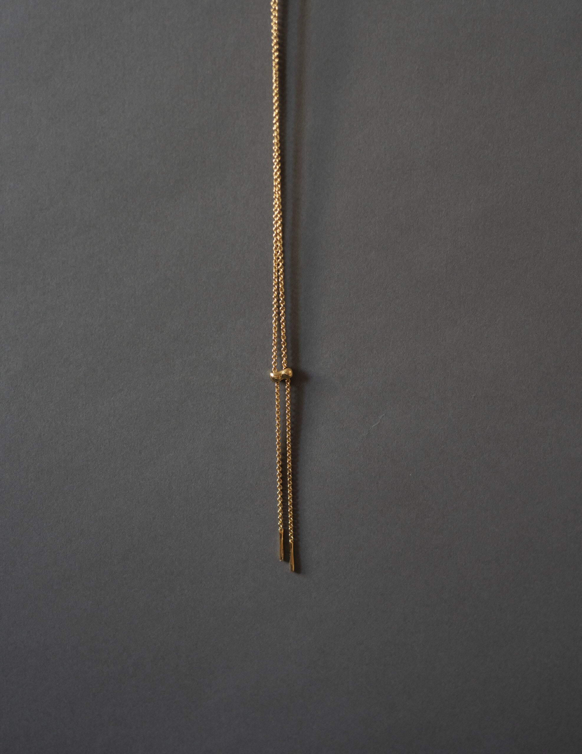 Cord 可調節長鍊・金色