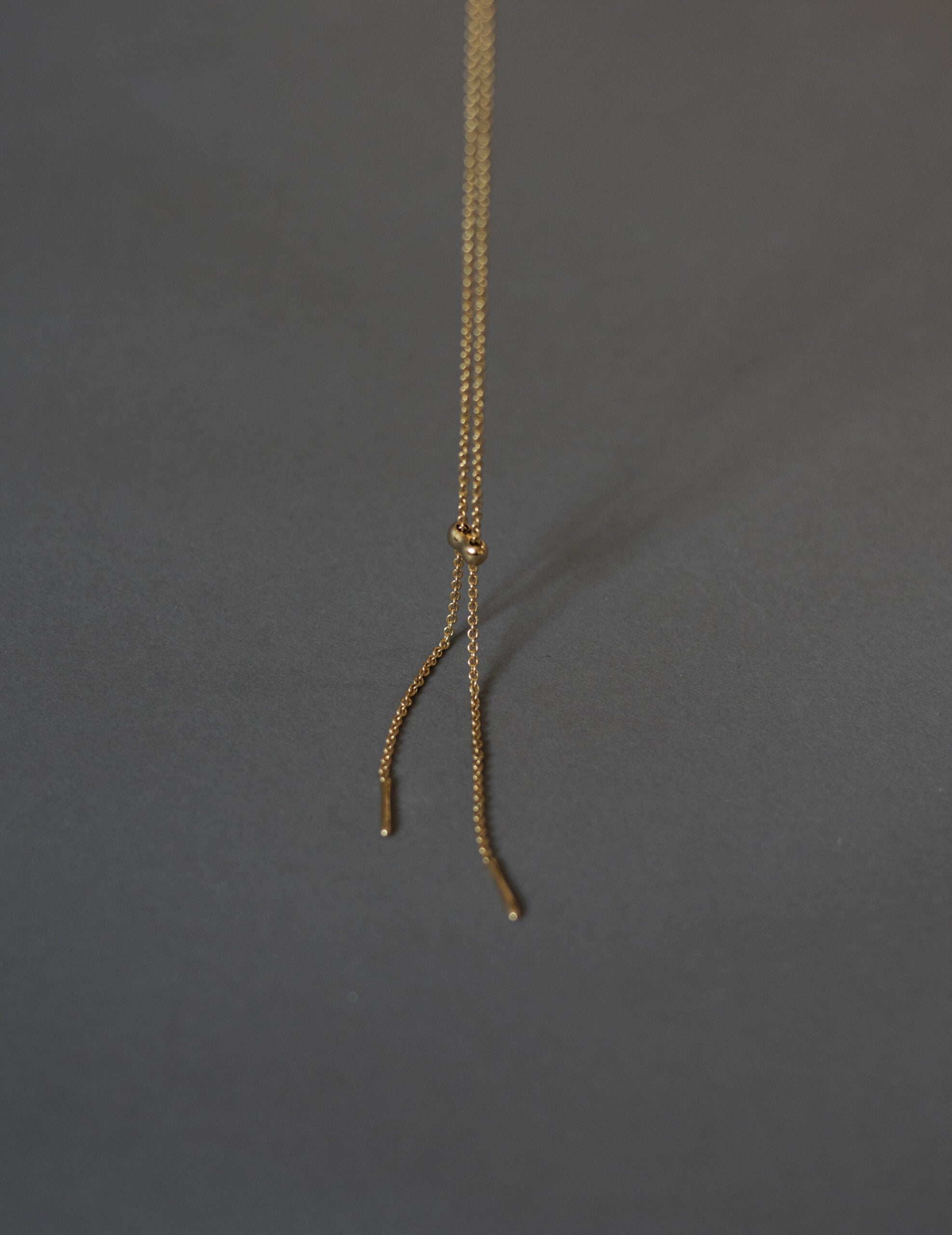 Cord 可調節長鍊・金色