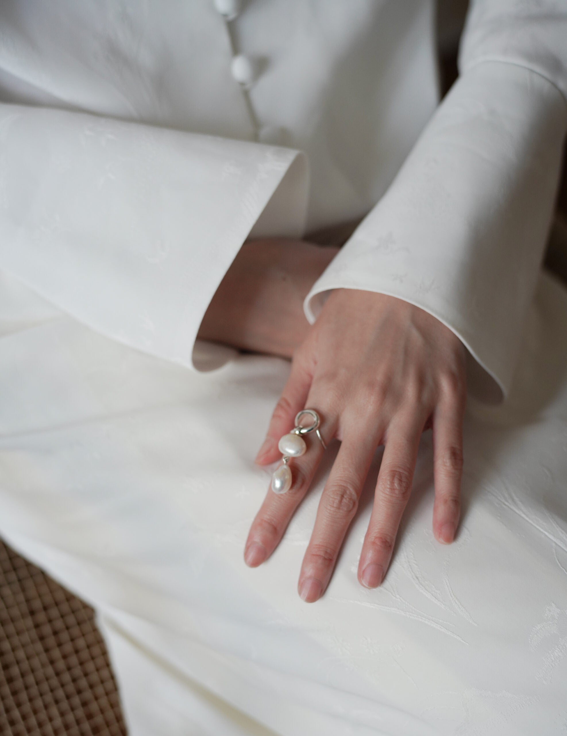 Wave Pierces Calm·耳環&珍珠吊墜組合