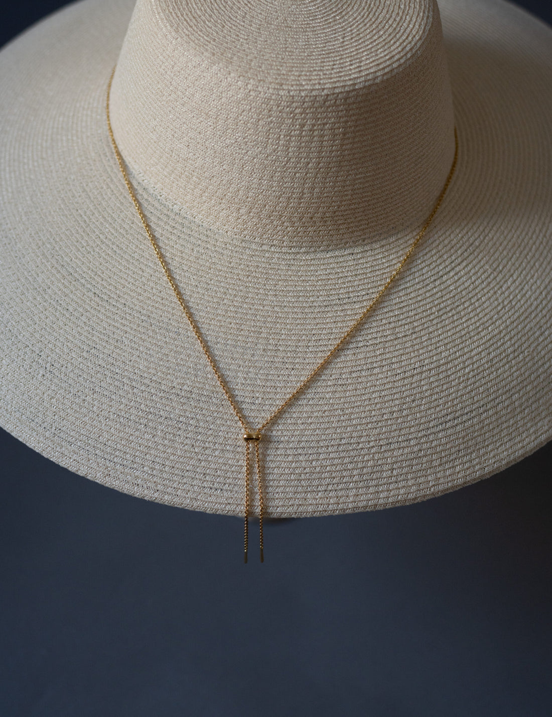 Cord 可調節長鍊・金色