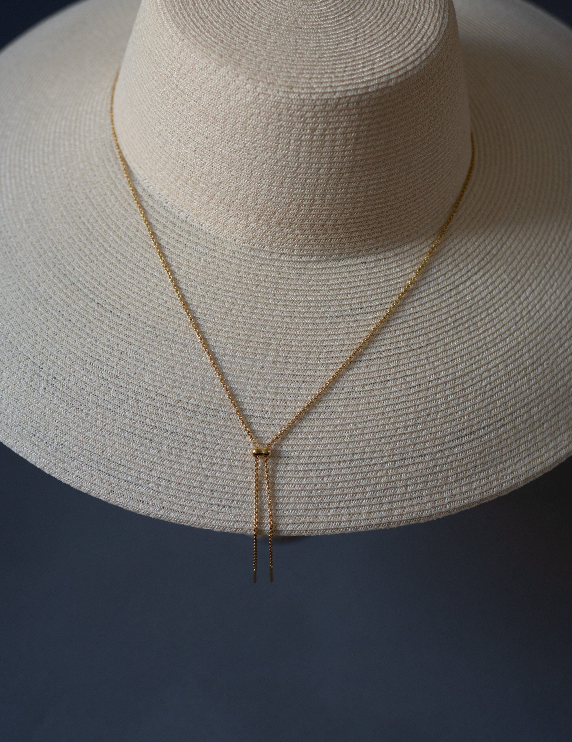 Cord 可調節長鍊・金色