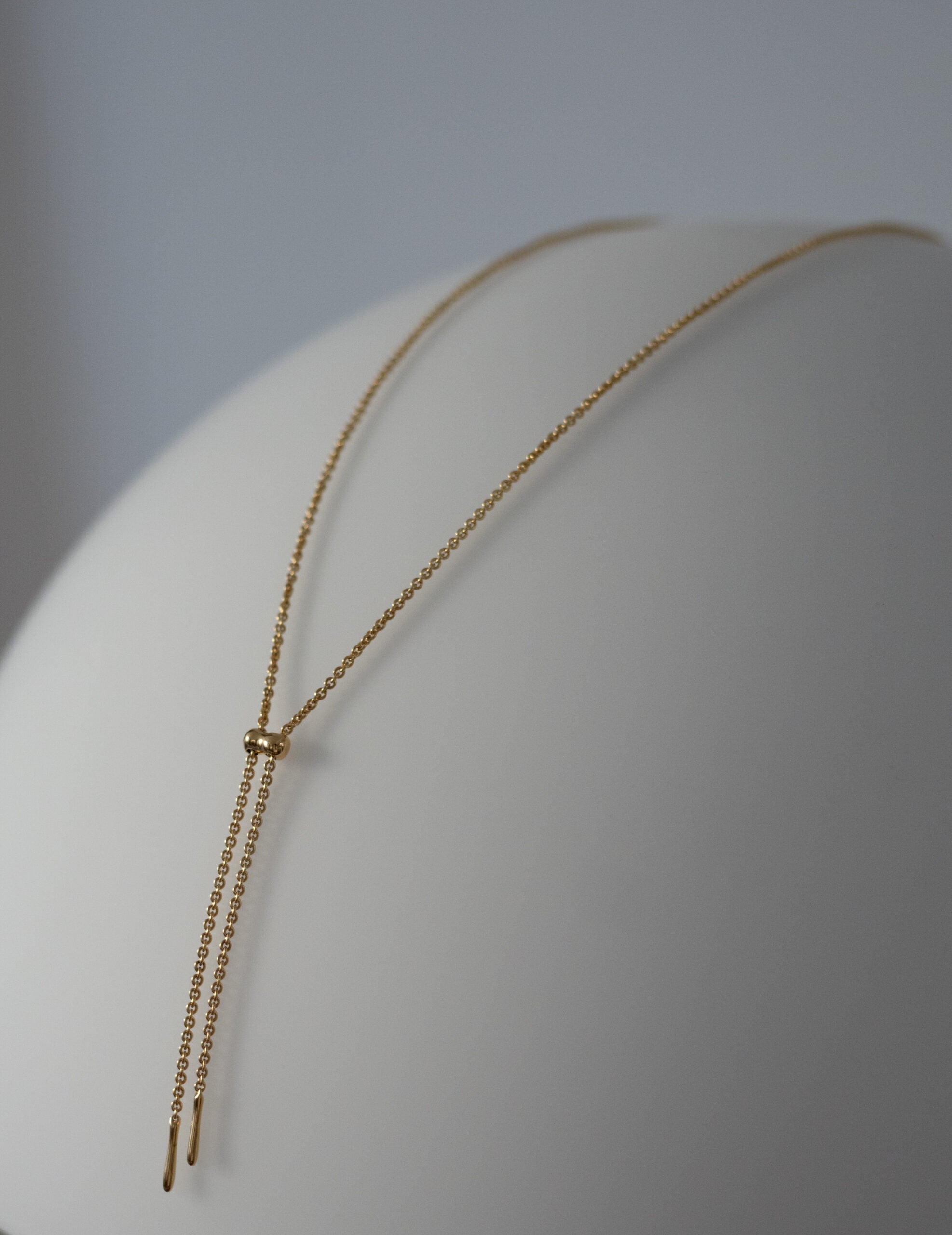 Cord 可調節長鍊・金色