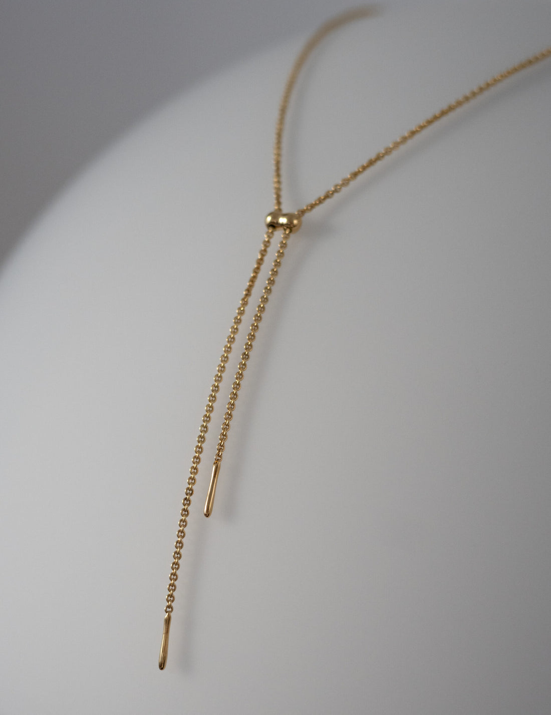 Cord 可調節長鍊・金色