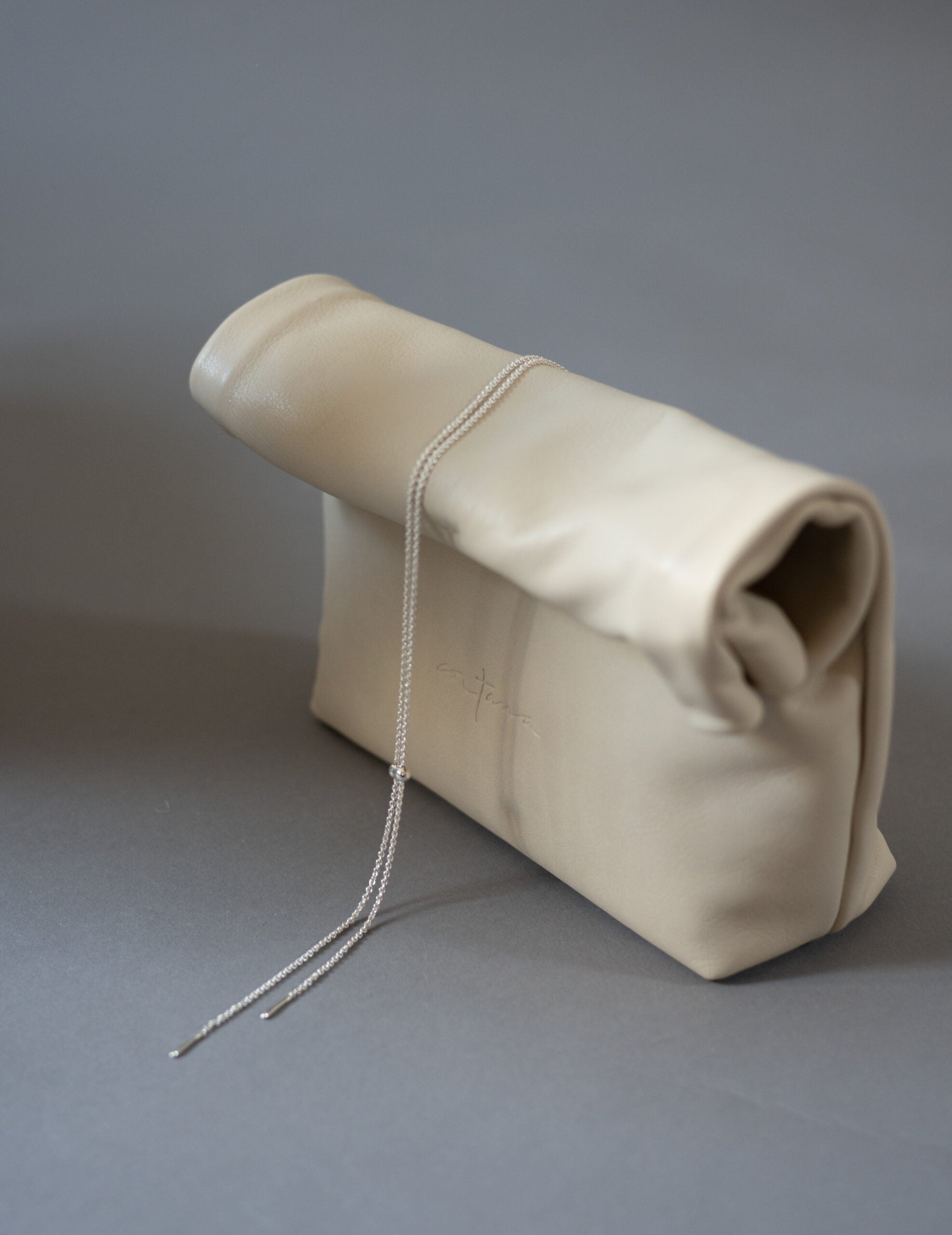 Cord 可調節長鍊・銀色