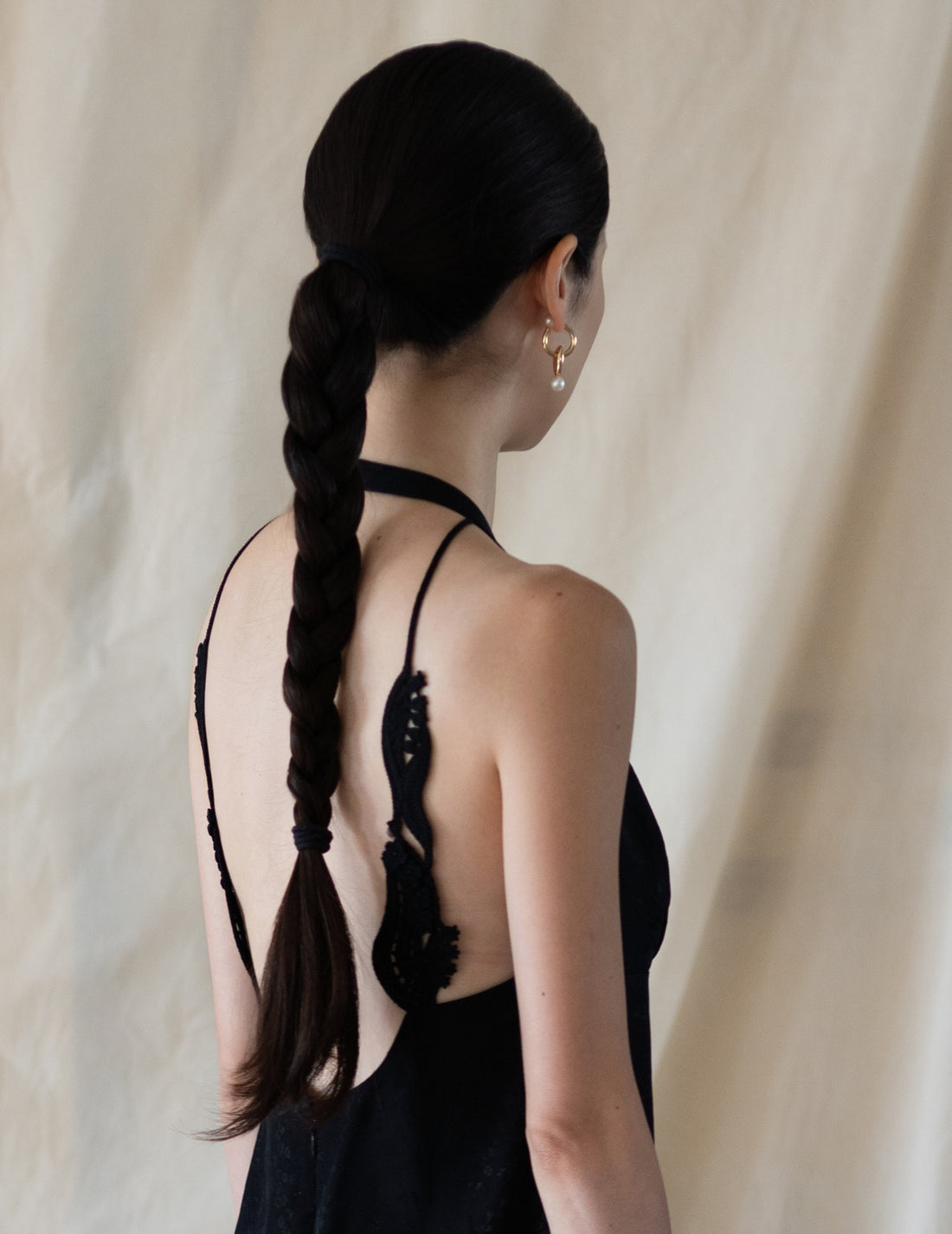 淡水珍珠耳環・金色