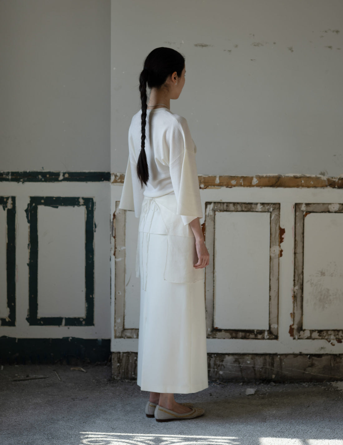 KAMA Merino Wool Top・Stone