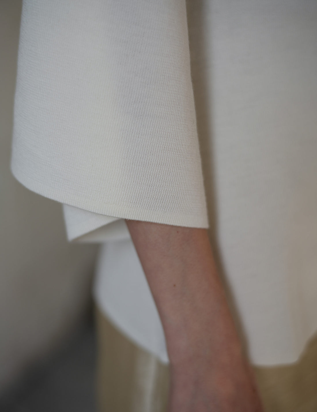 KAMA Merino Wool Top・Stone