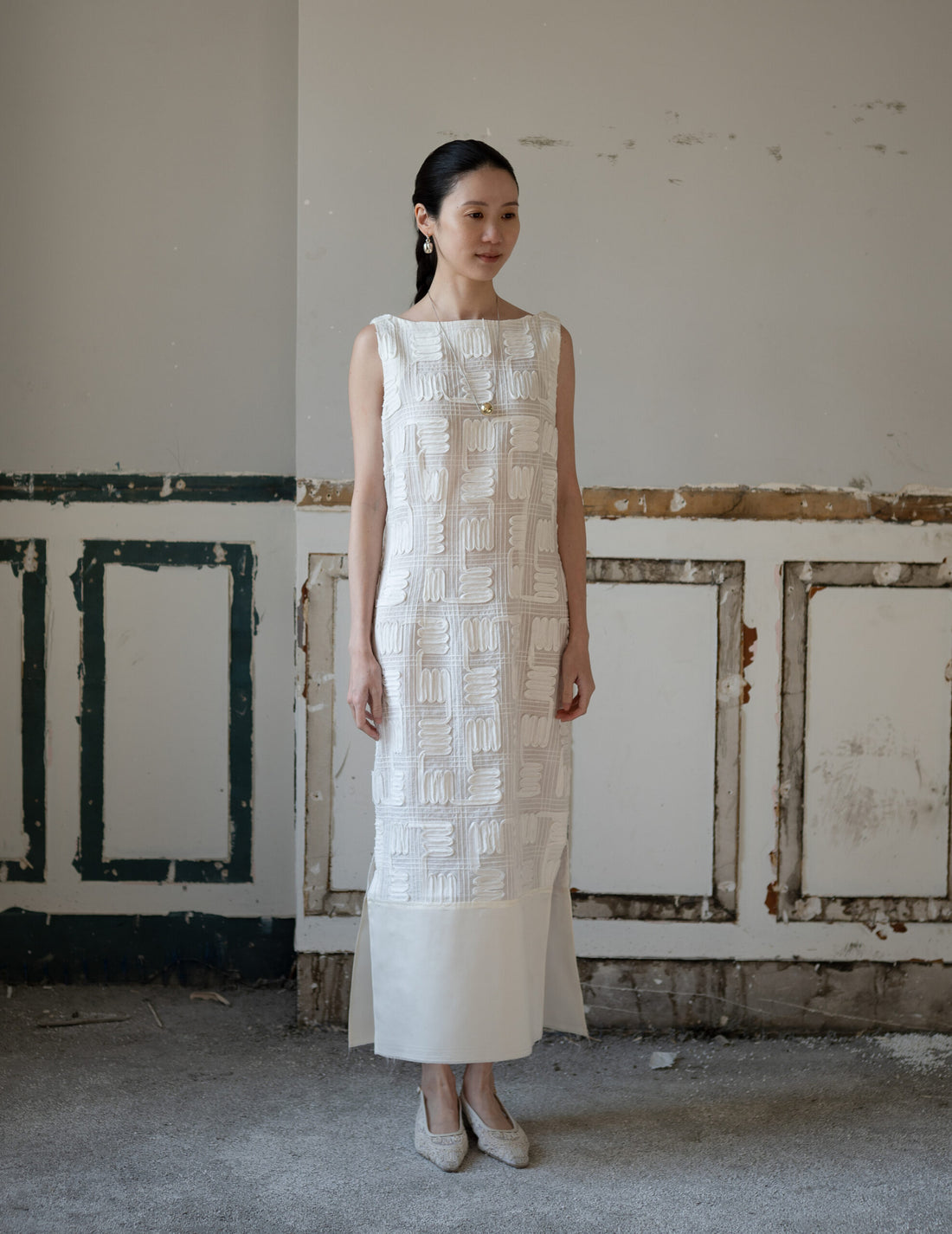 ivory brand dress Dreya Ramie DressIvory
