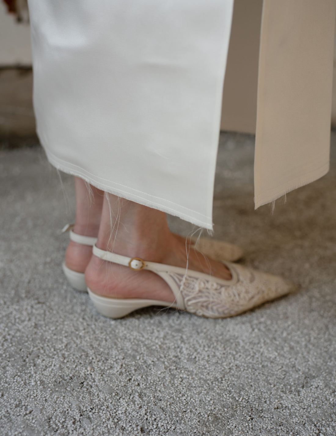 Dreya Ramie Dress・Ivory