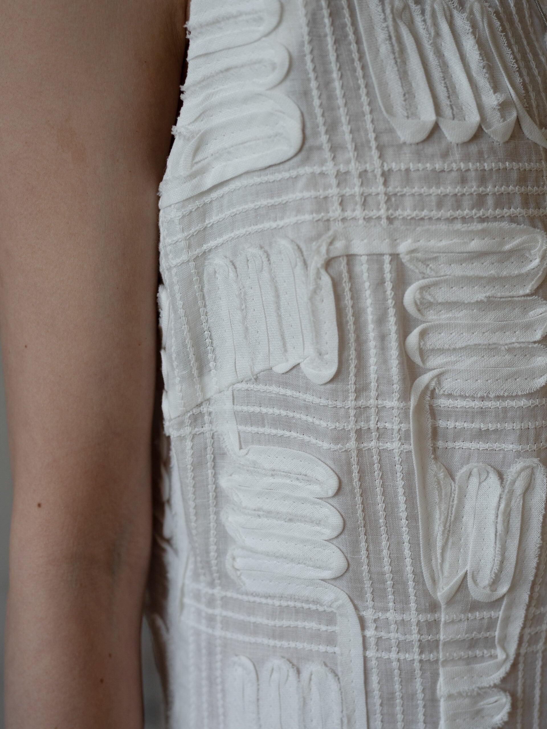 Dreya Ramie Dress・Ivory