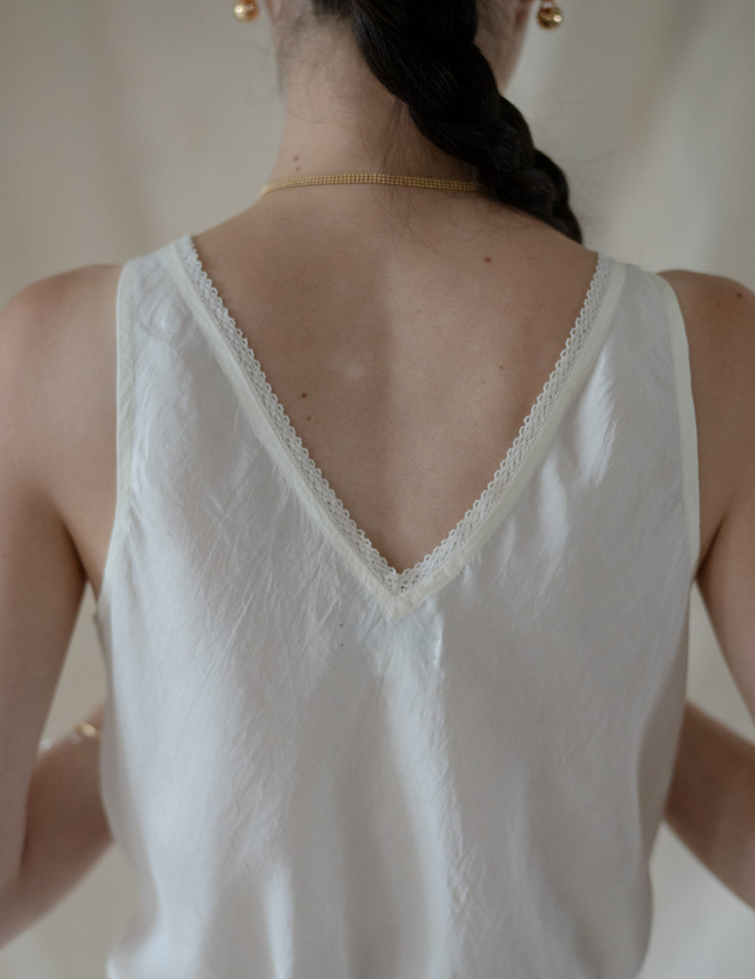 DAPHNE LONG SLIPDRESS・White