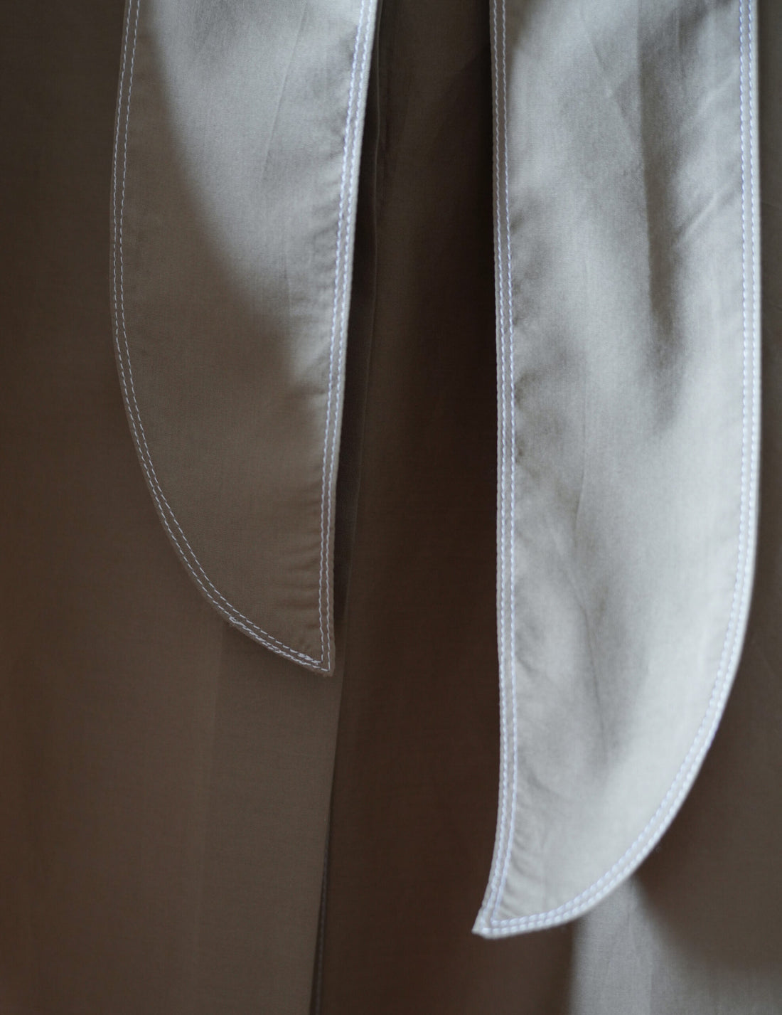 Damy Sheer Cotton 洋裝・卡其色