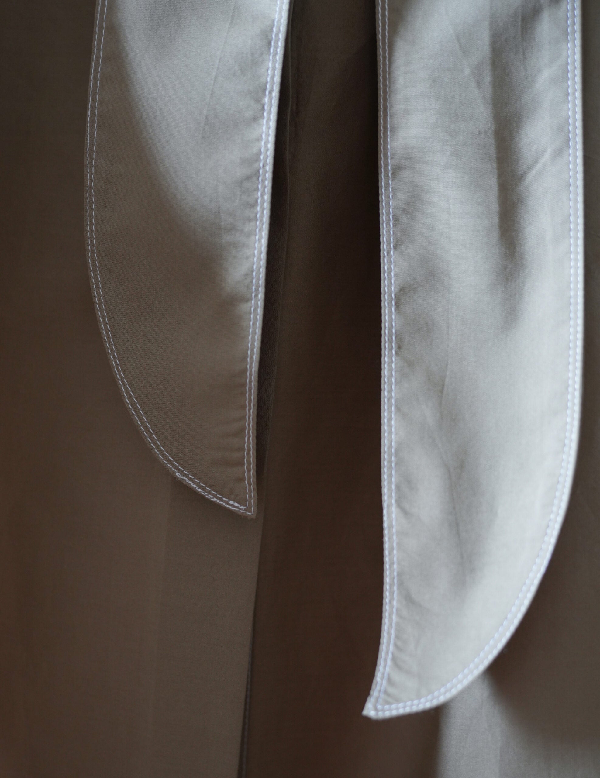 Damy Sheer Cotton Dress・Khaki