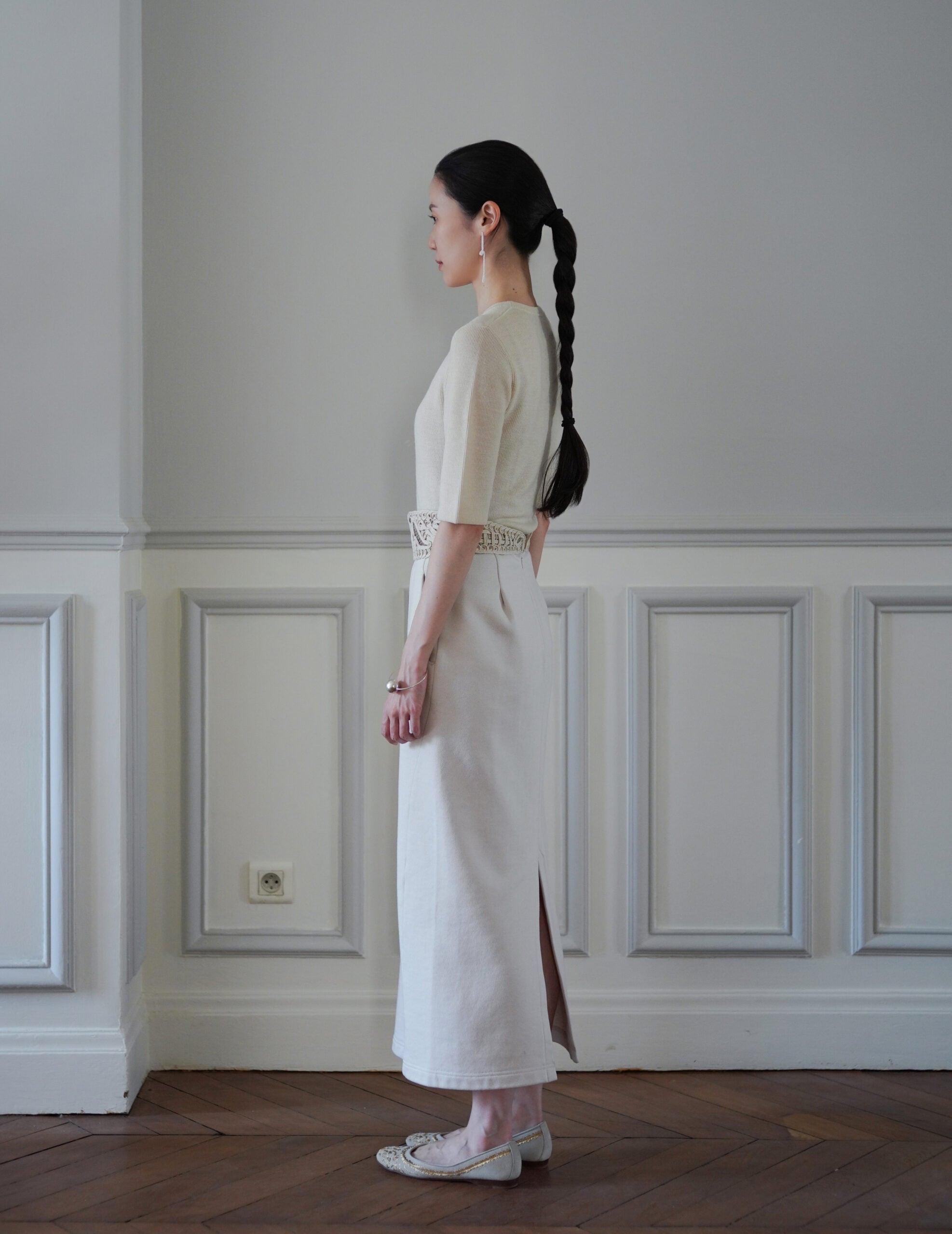 Kami Cashmere Top・Ivory