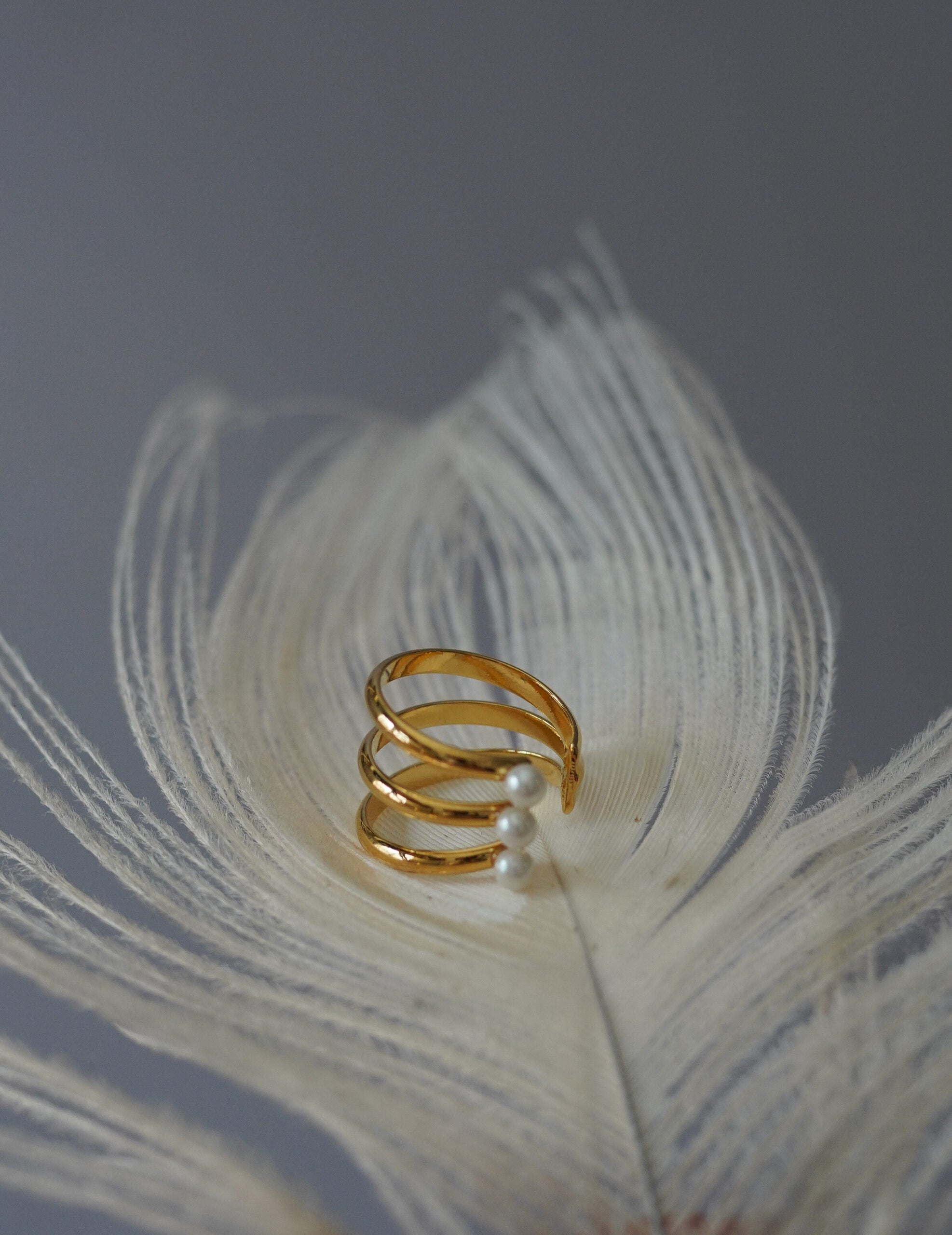 mature.03 耳骨夾／尾戒・金色