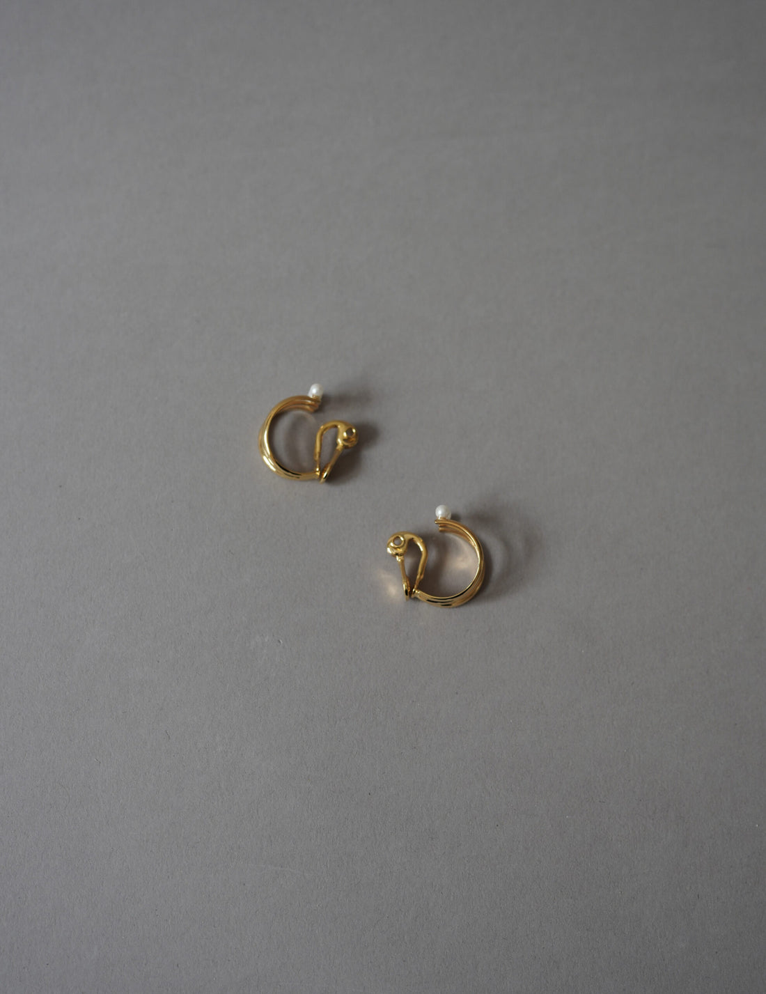 mature.02 Clip-On Earrings・Gold