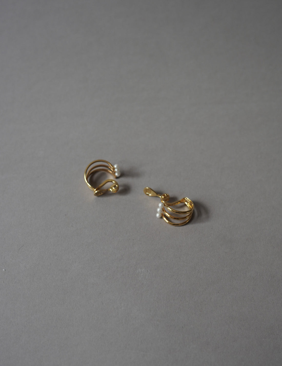 mature.02 Clip-On Earrings・Gold