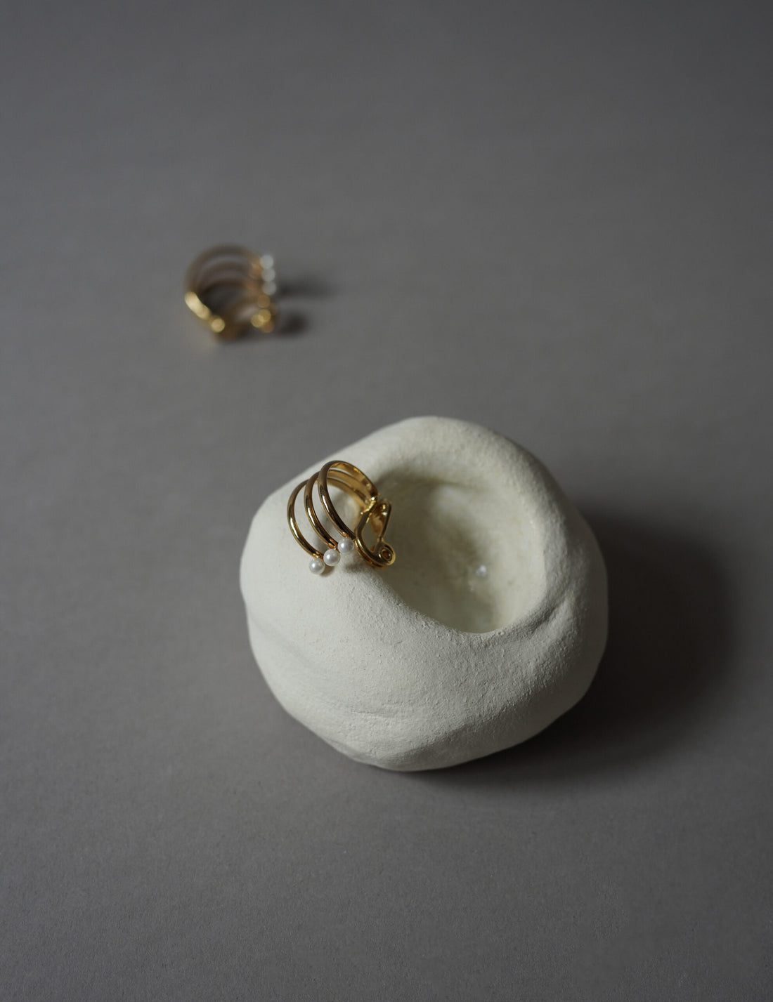 mature.02 Clip-On Earrings・Gold