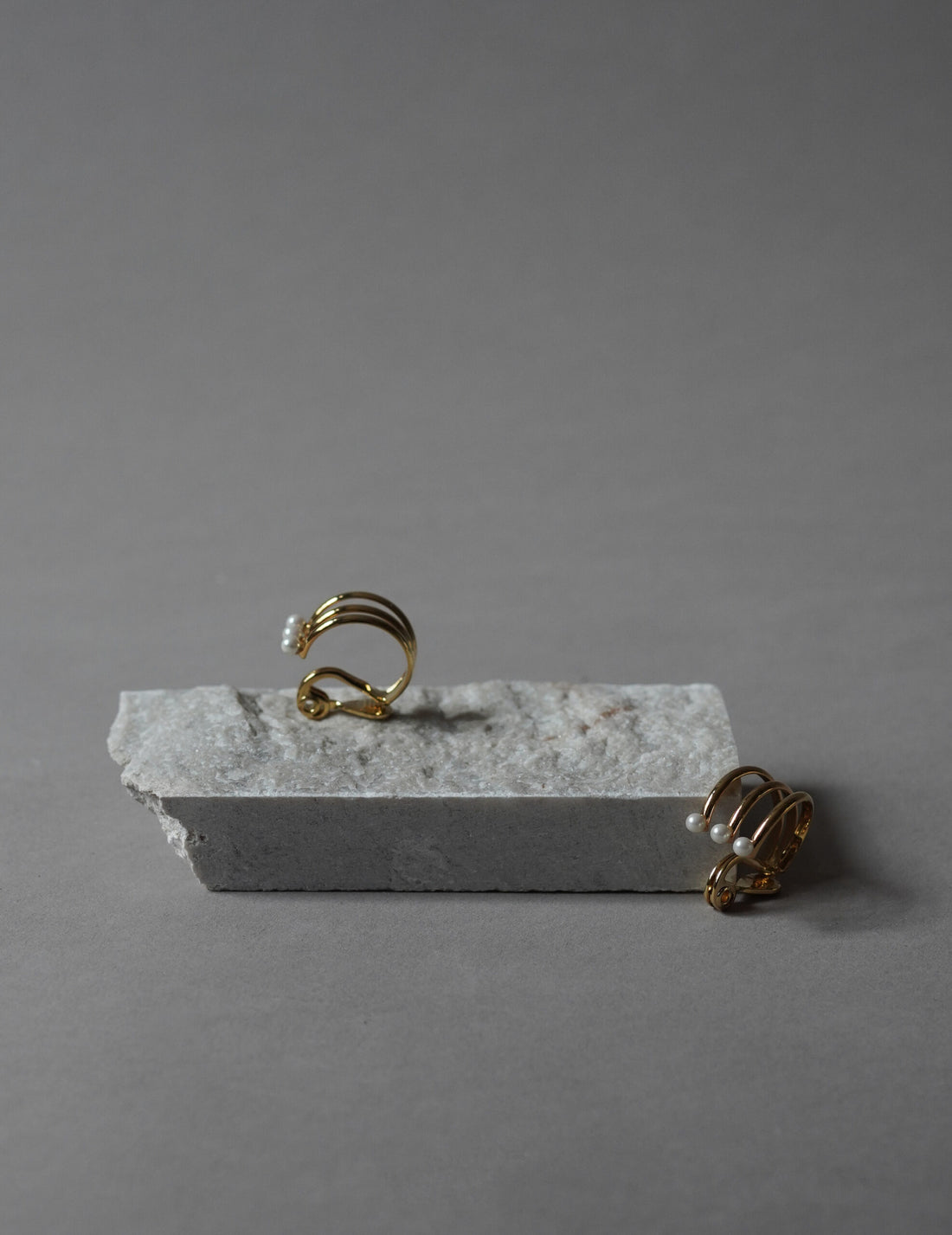 mature.02 Clip-On Earrings・Gold