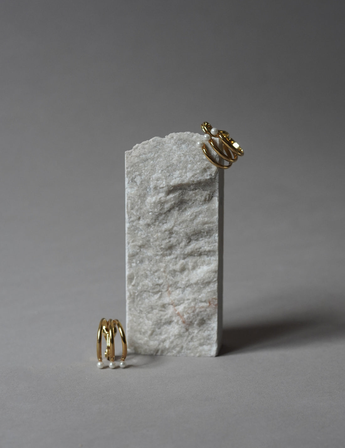 mature.02 Clip-On Earrings・Gold