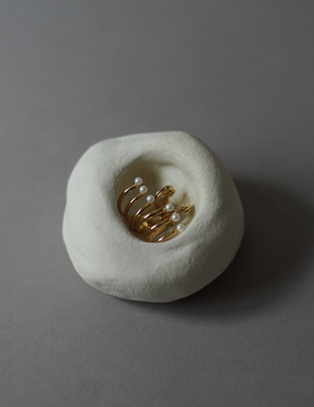 mature.02 Clip-On Earrings・Gold