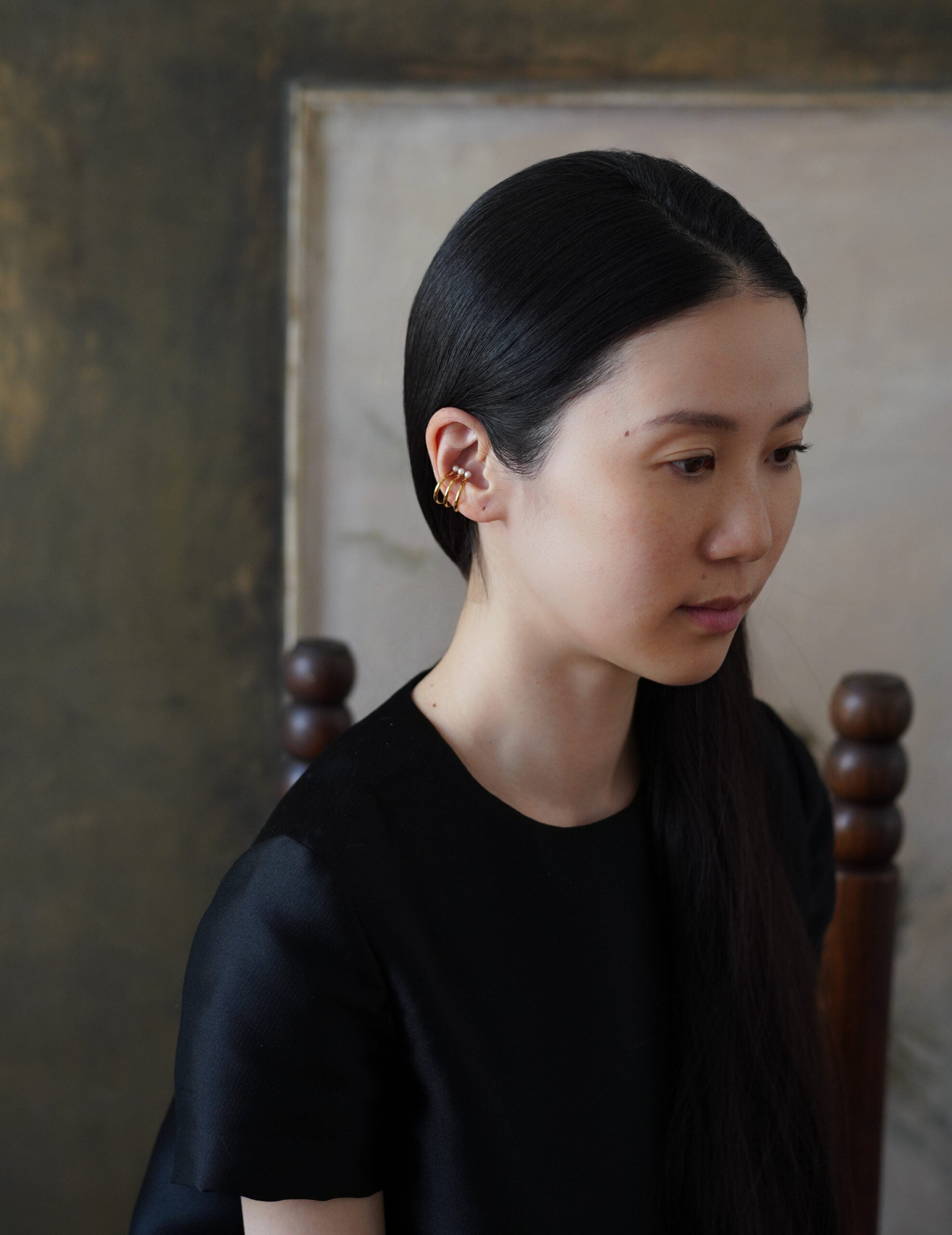 mature.03 耳骨夾／尾戒・金色