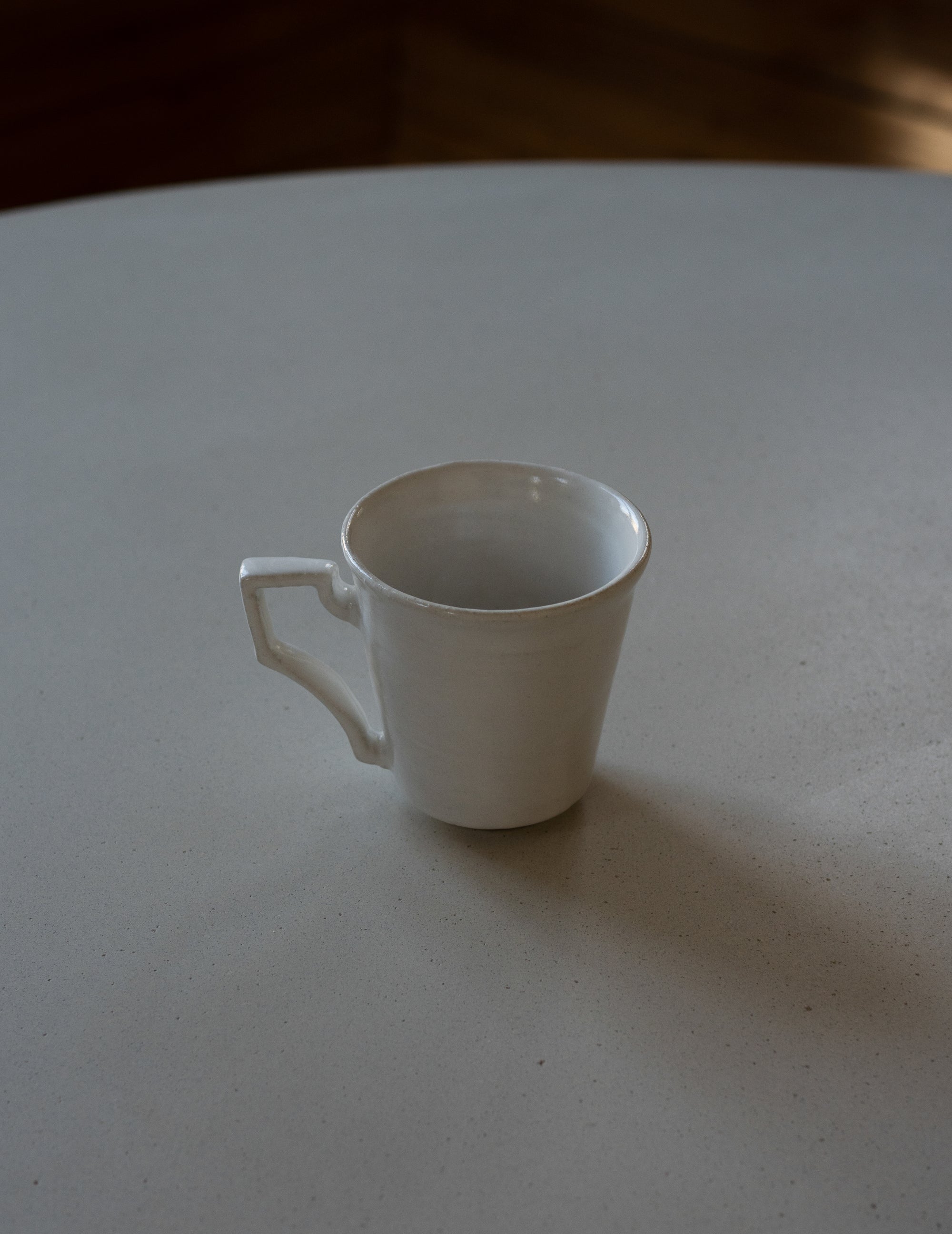 White Glazed Mug Cup