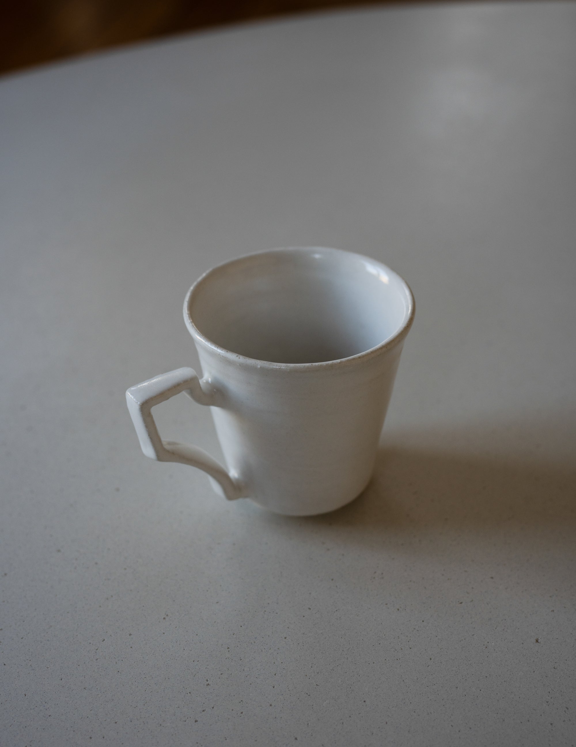 White Glazed Mug Cup