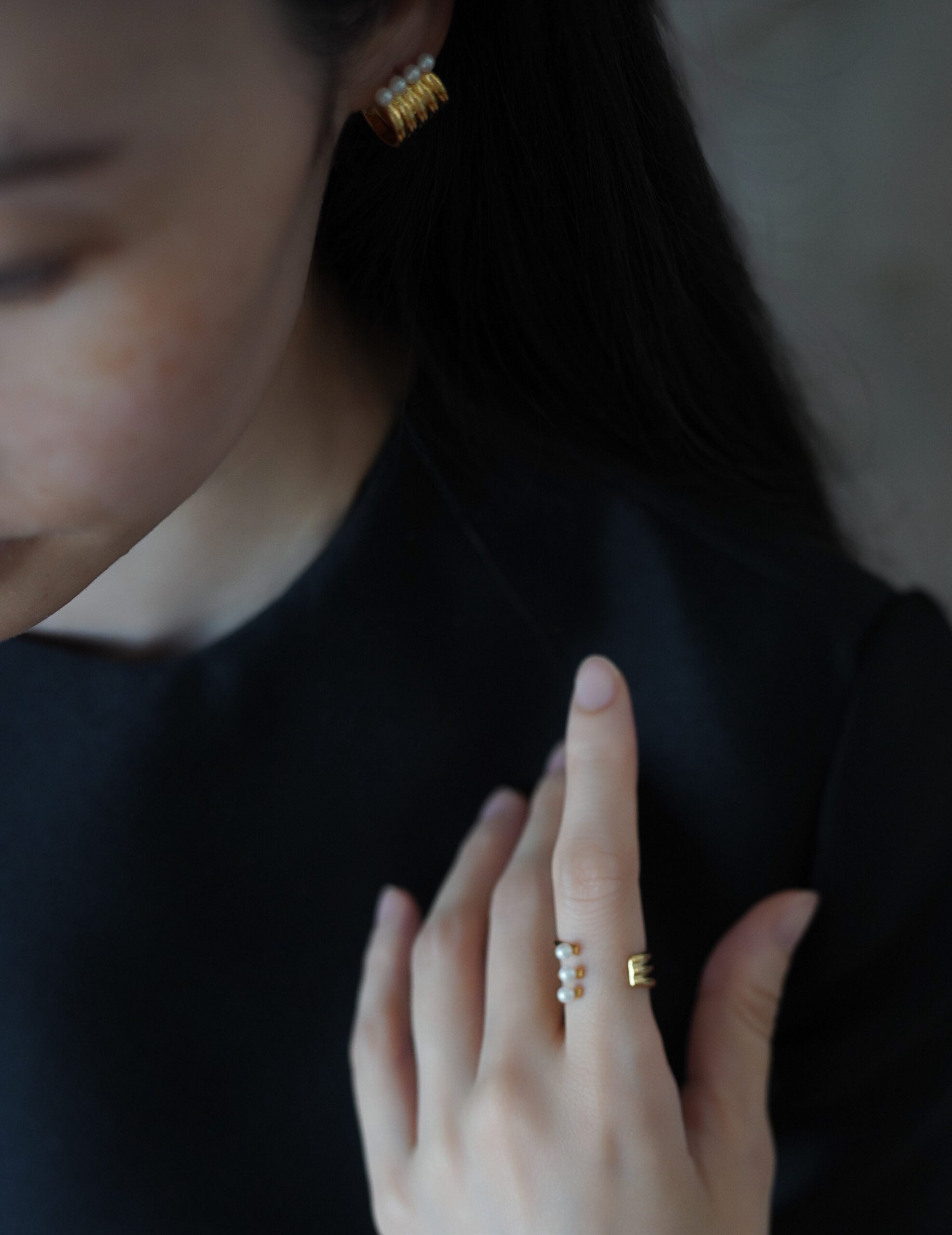 mature.01 耳釘・金色