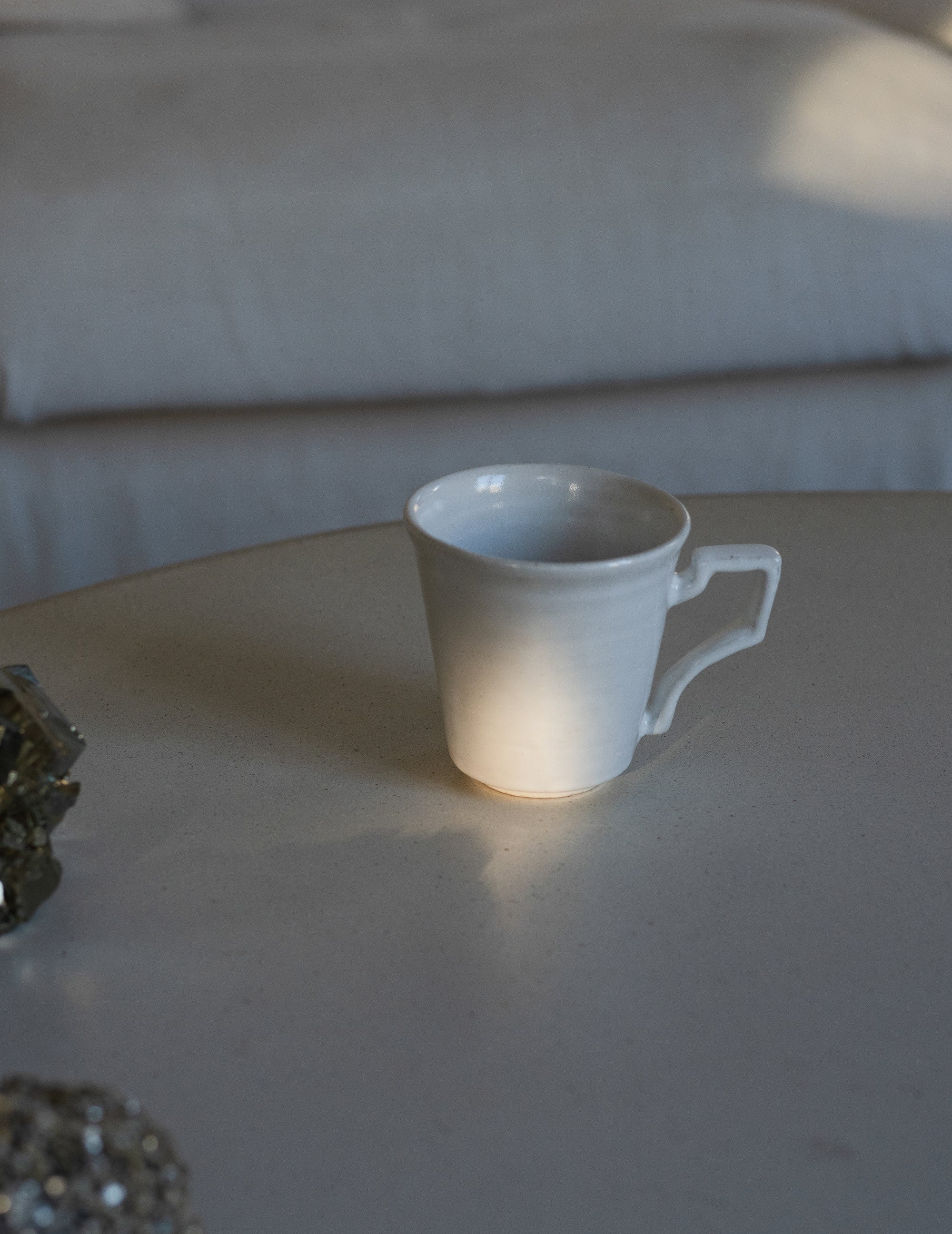 White Glazed Mug Cup