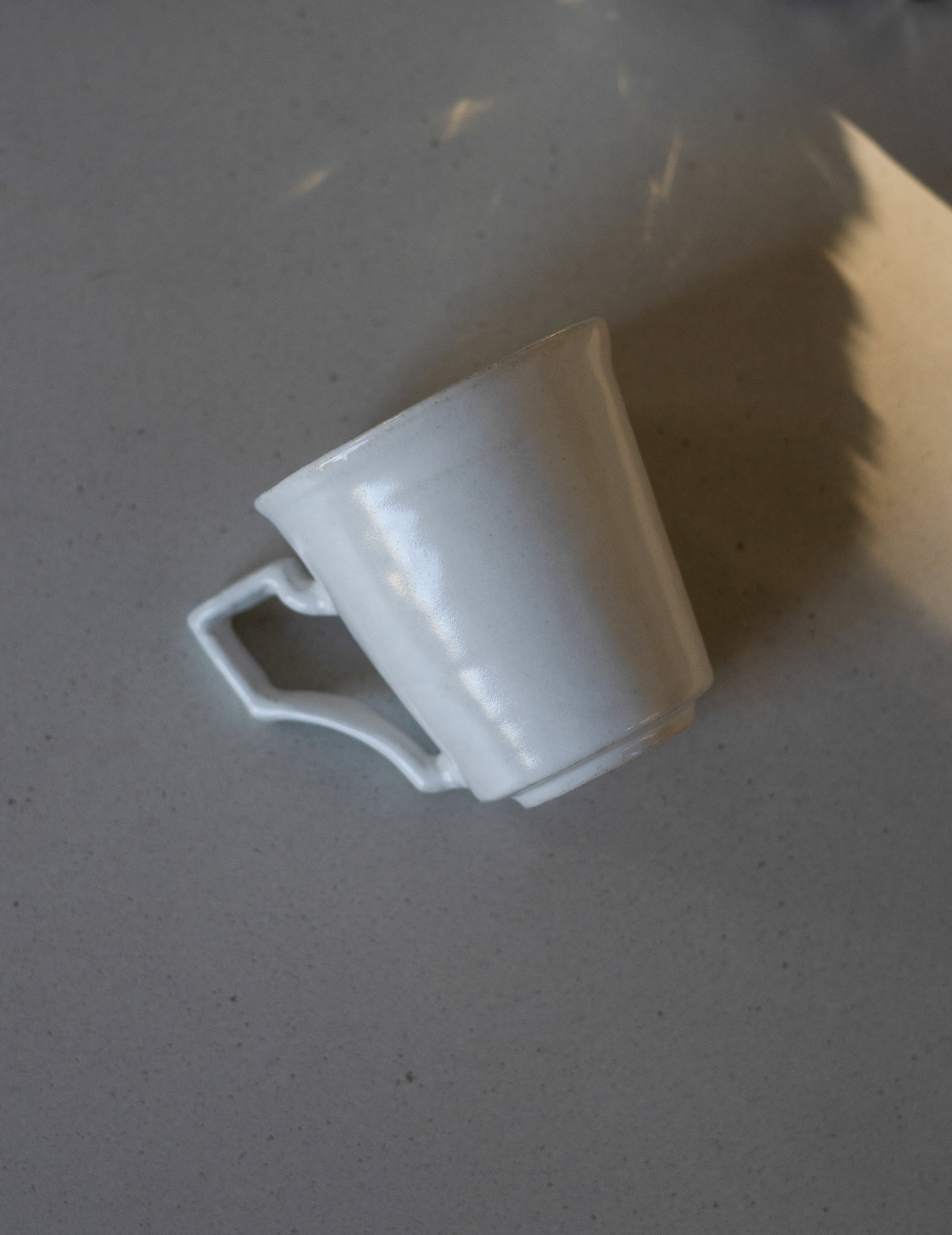 White Glazed Mug Cup