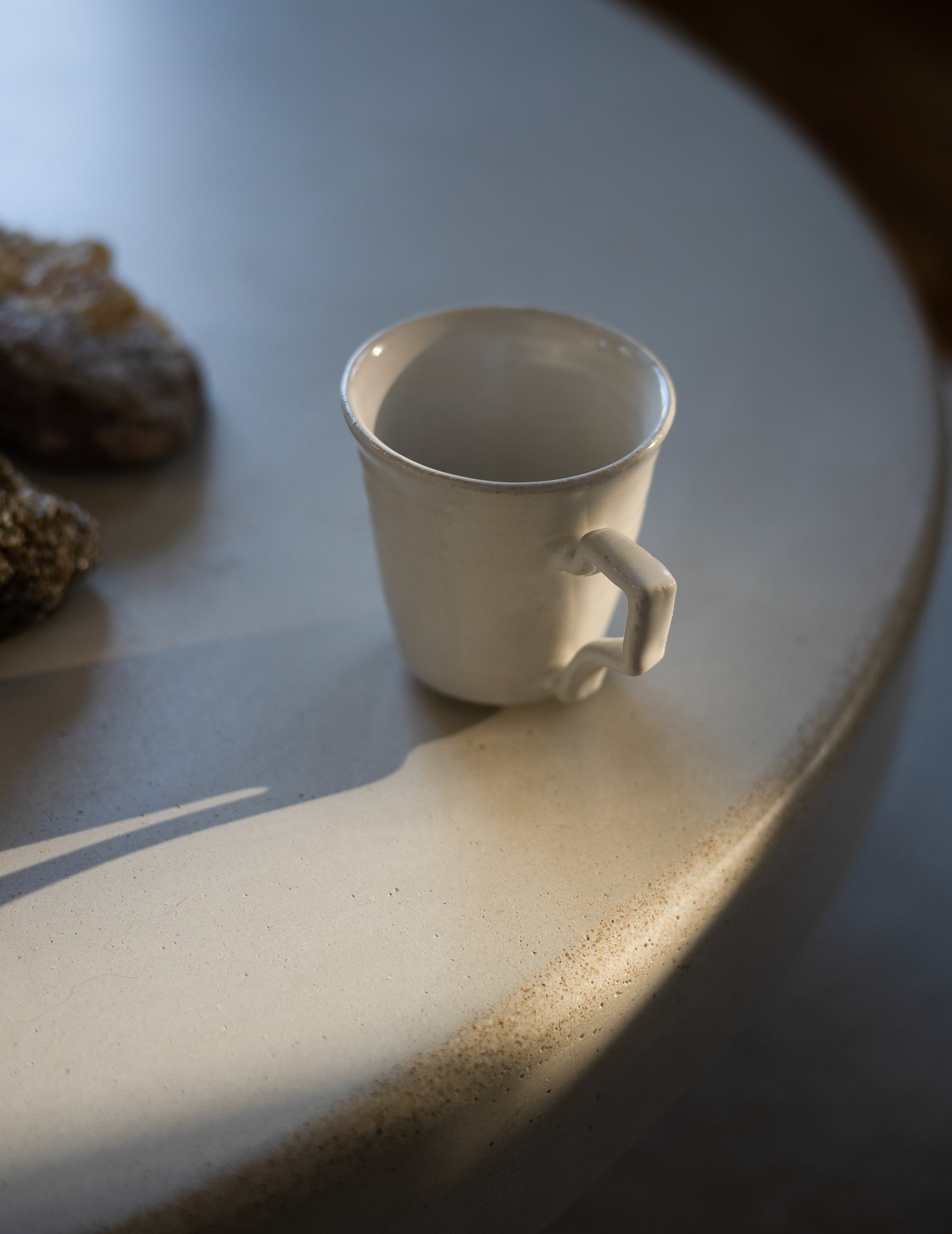 White Glazed Mug Cup