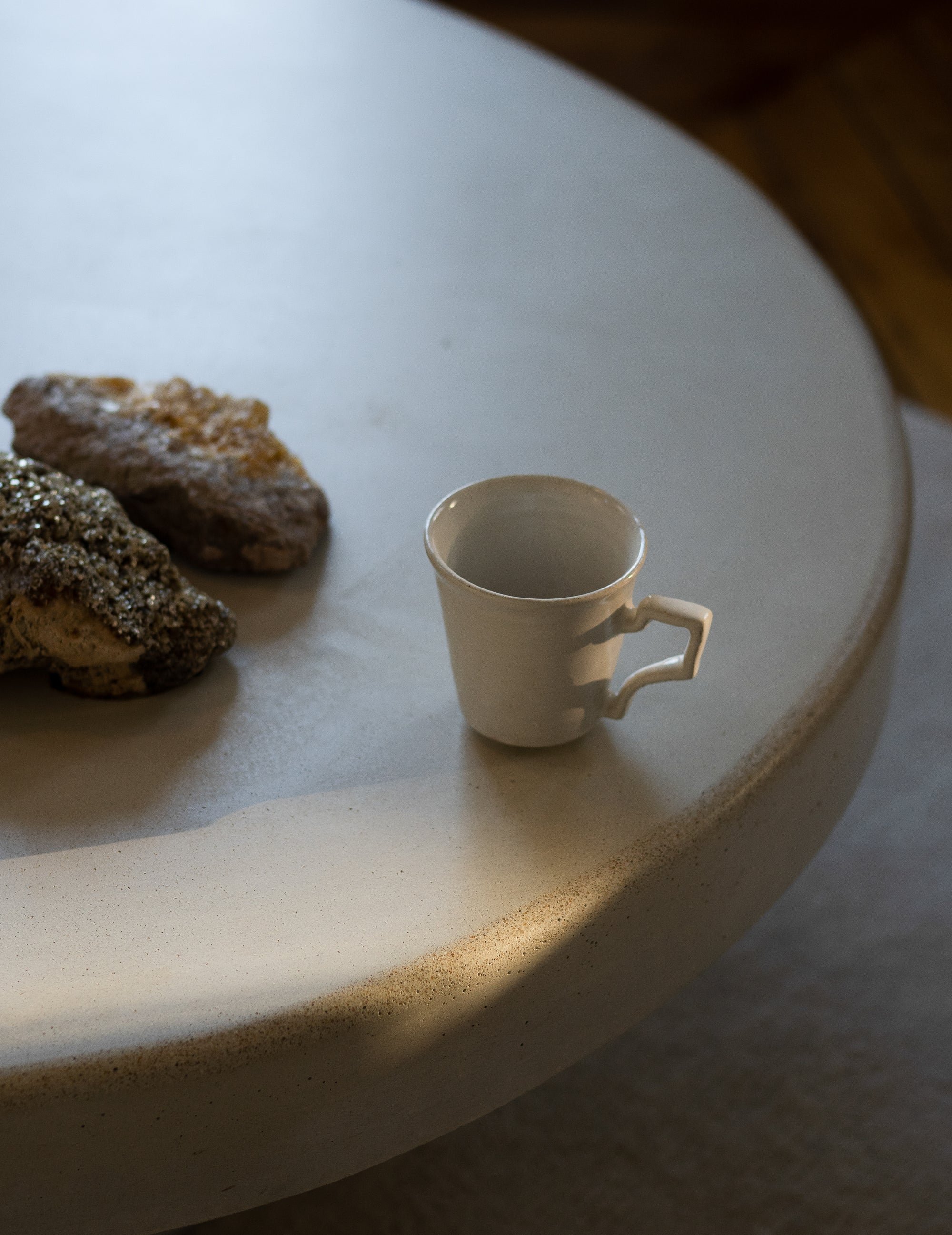 White Glazed Mug Cup