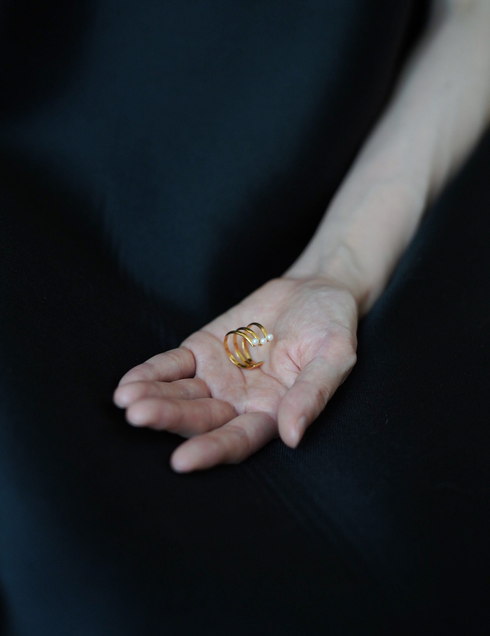 mature.03 耳骨夾／尾戒・金色