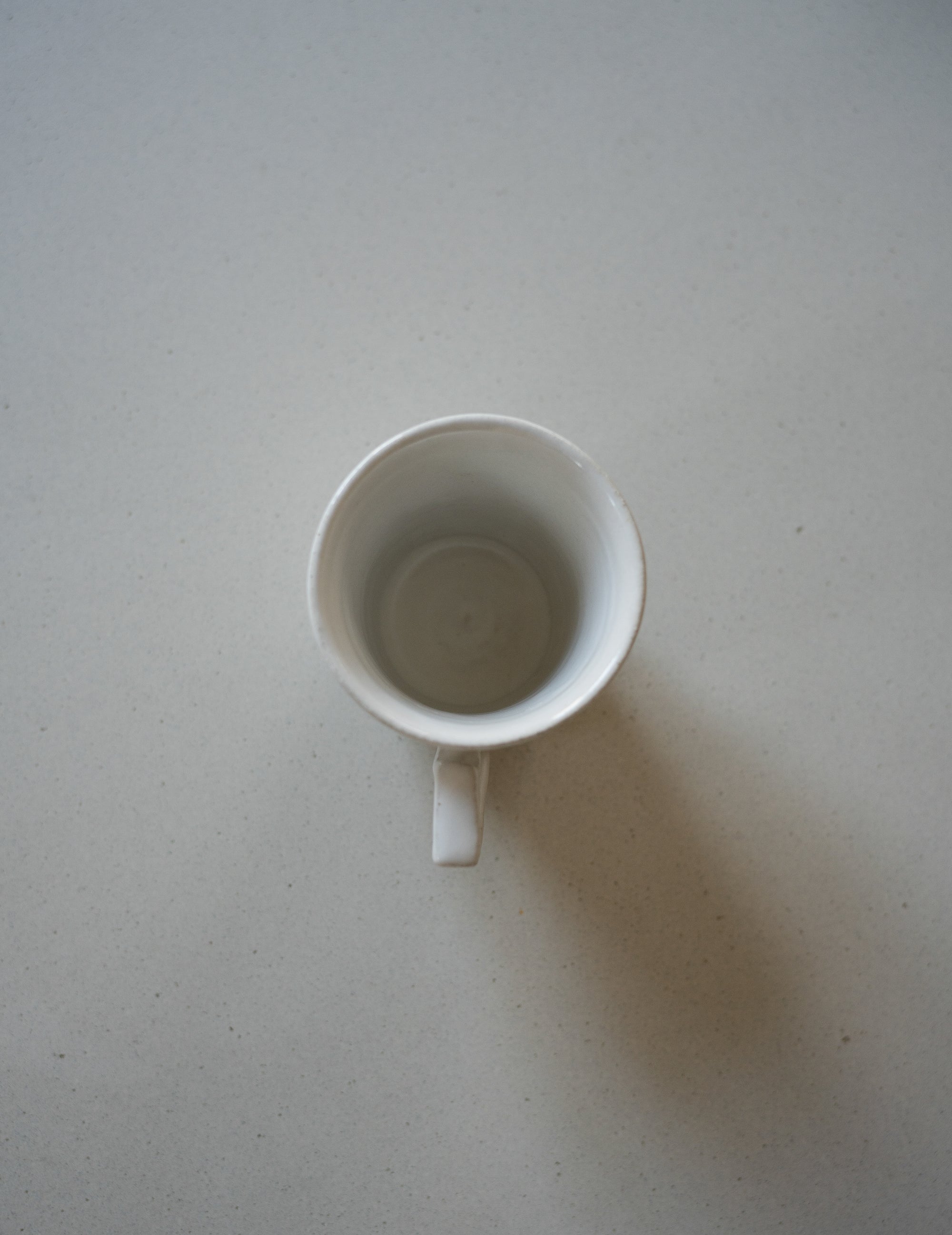 White Glazed Mug Cup