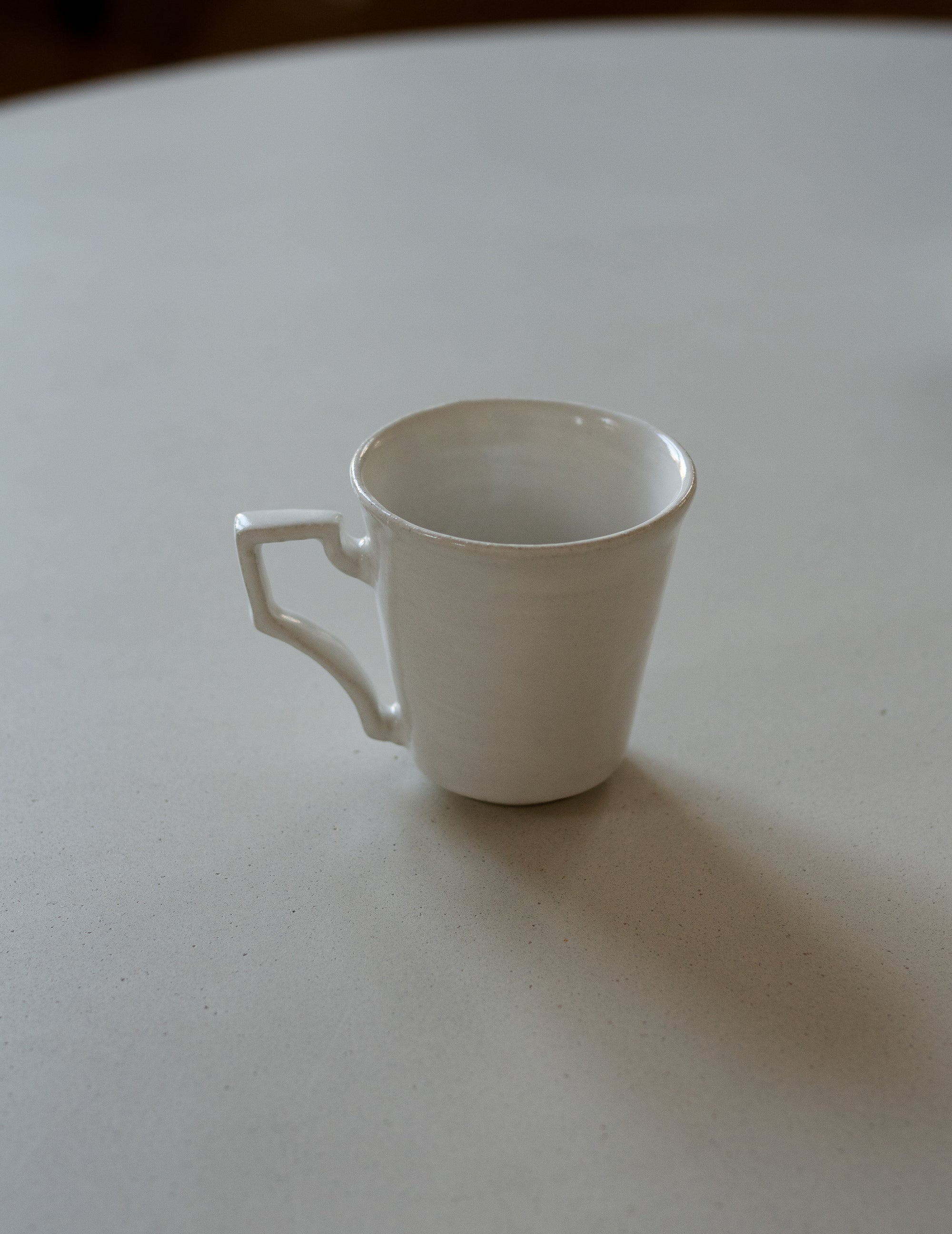 White Glazed Mug Cup