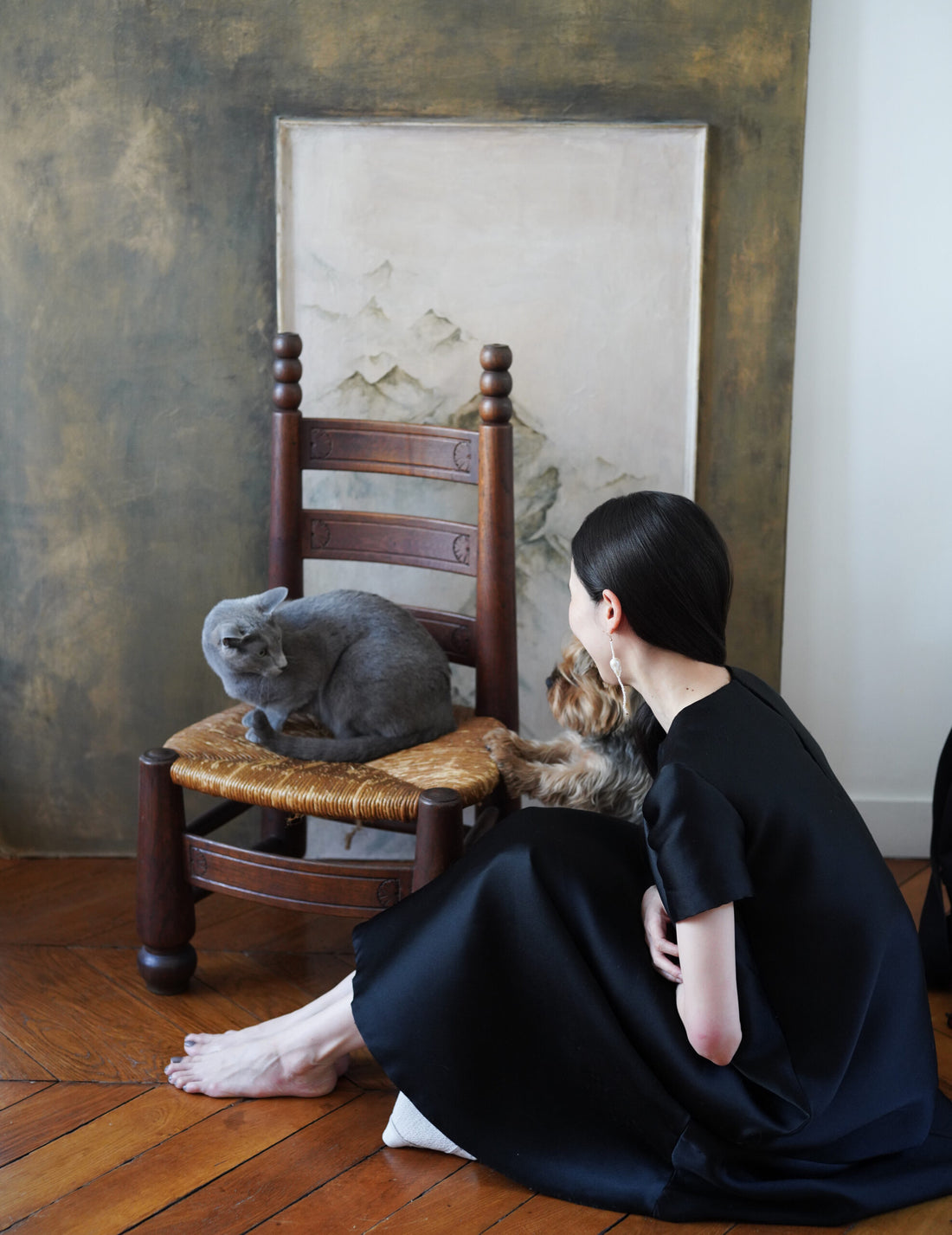 thaw.01 Earrings・White