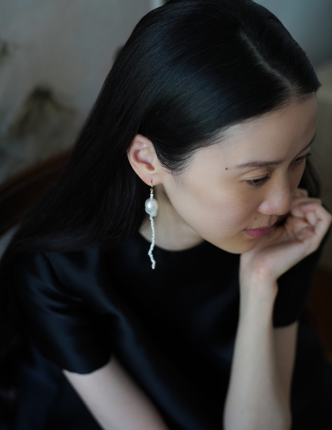 thaw.01 Earrings・White